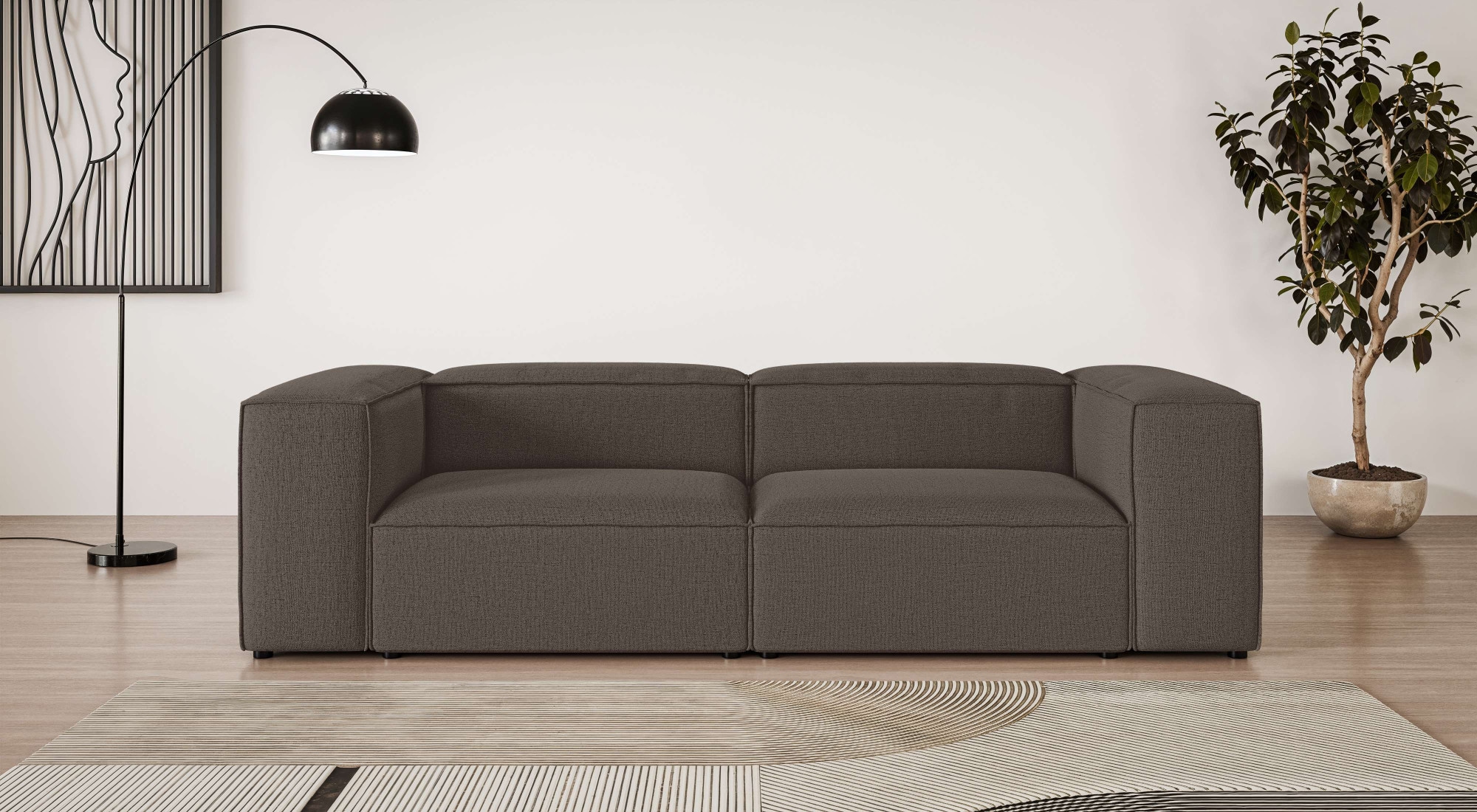 INOSIGN Big-Sofa "HAILY Modularsofa, Maße B/T/H: 260/100/72 cm", als Modul günstig online kaufen