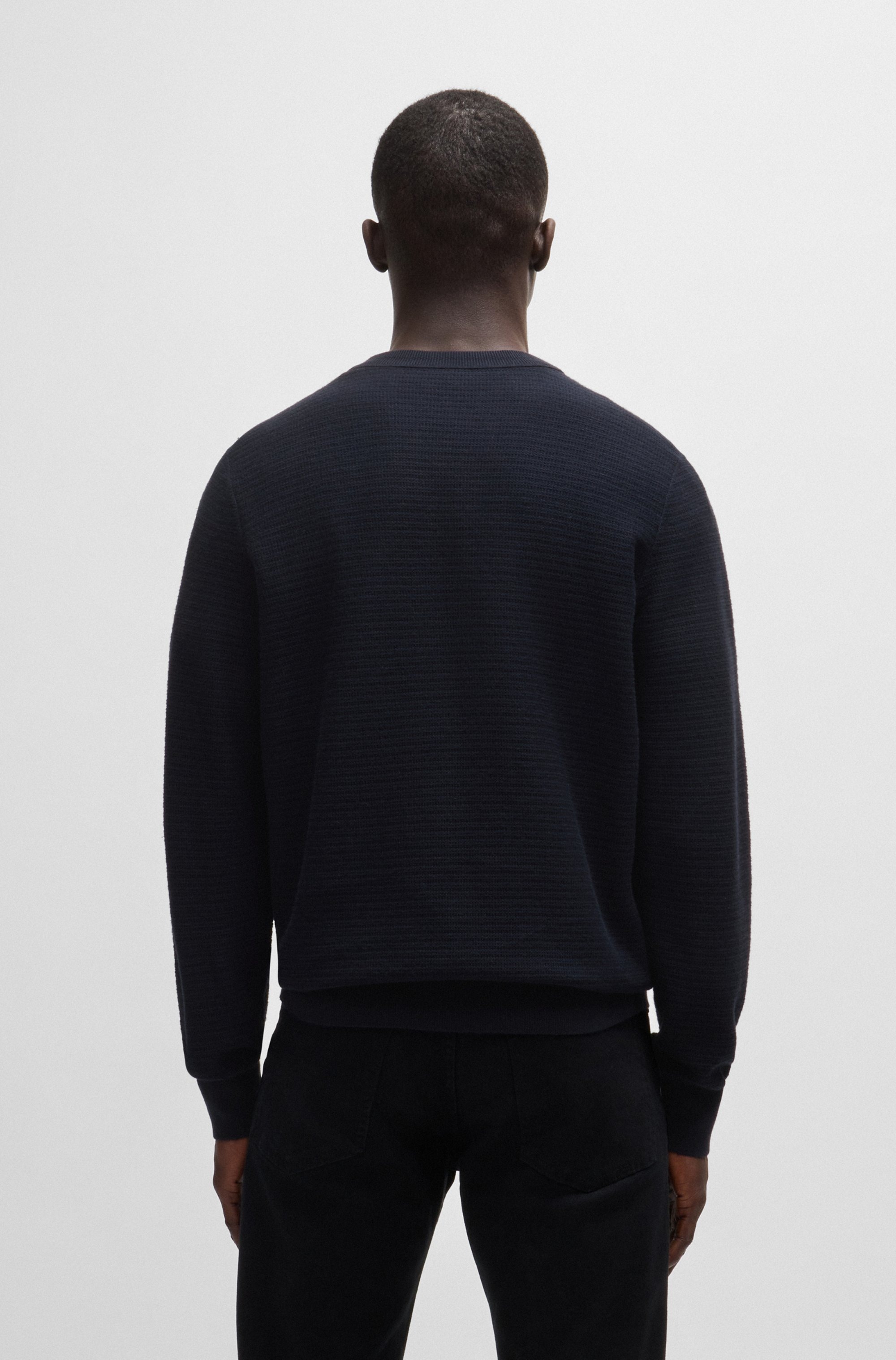 BOSS ORANGE Strickpullover "Anion", mit BOSS-Badge günstig online kaufen