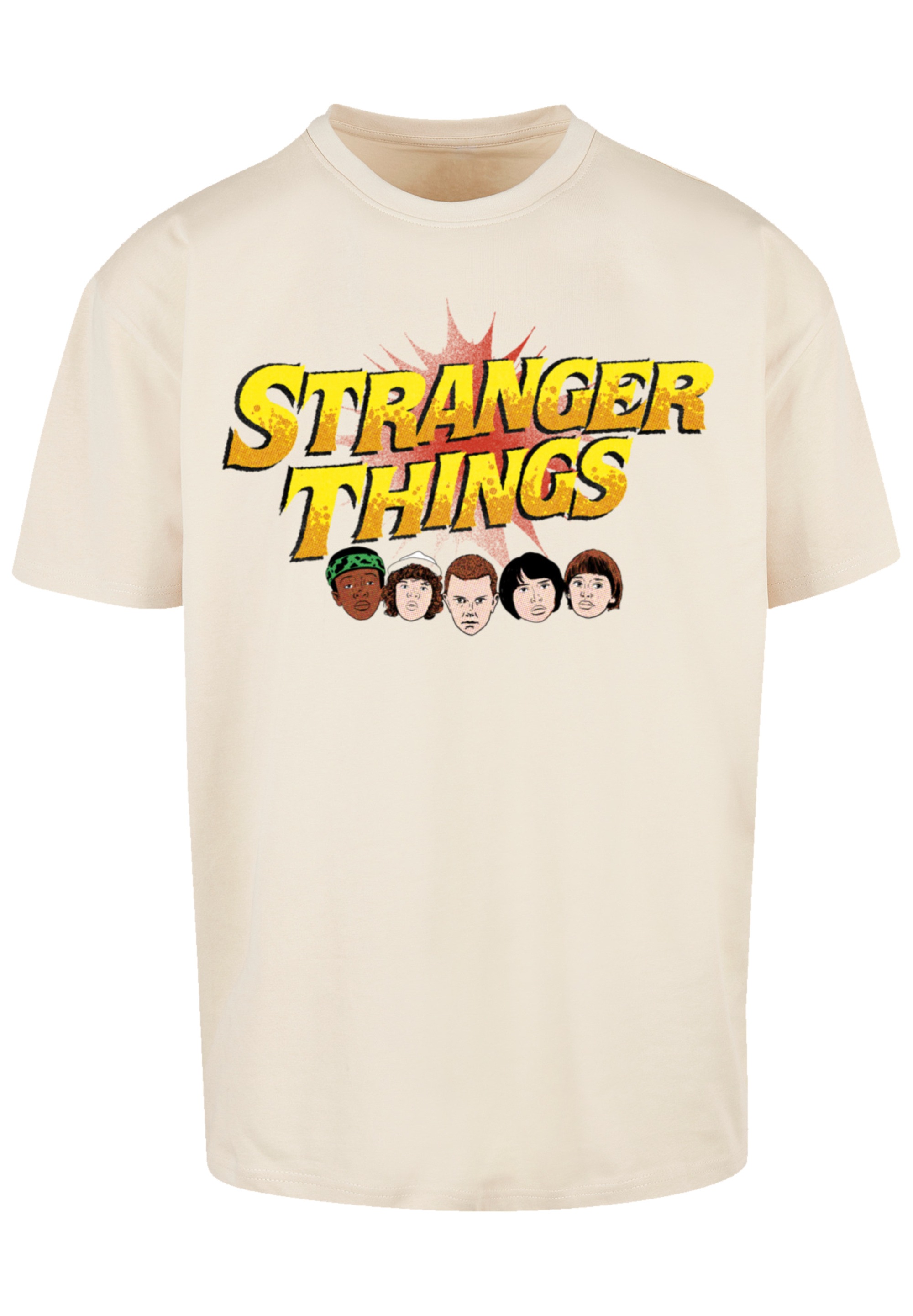 F4NT4STIC T-Shirt »Stranger Things Comic Heads«, Premium Qualität