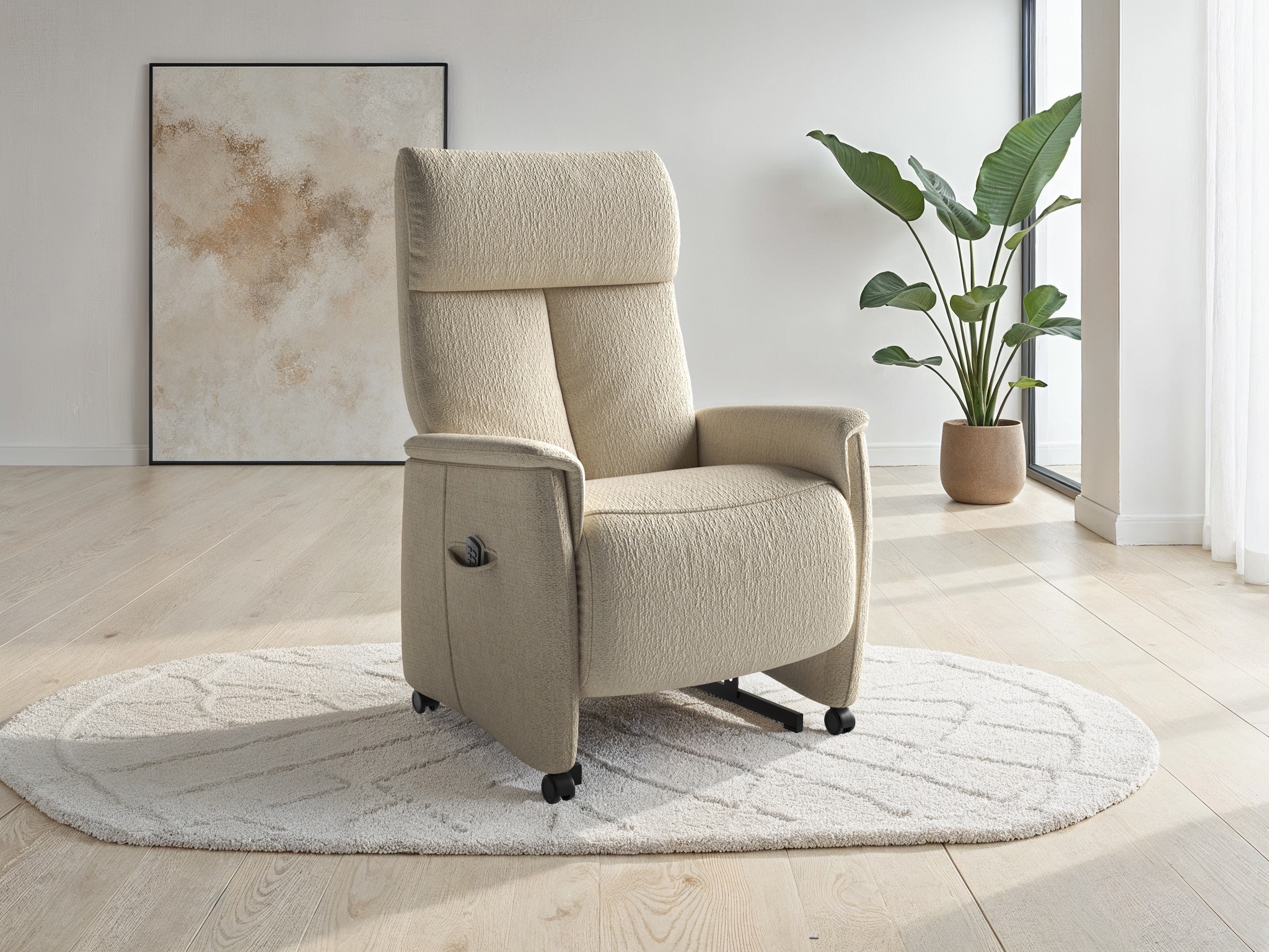 sit&more TV-Sessel "Cremona Comfort Plus" bis 200 Kg belastbar, mit Herz-Waage Funktion