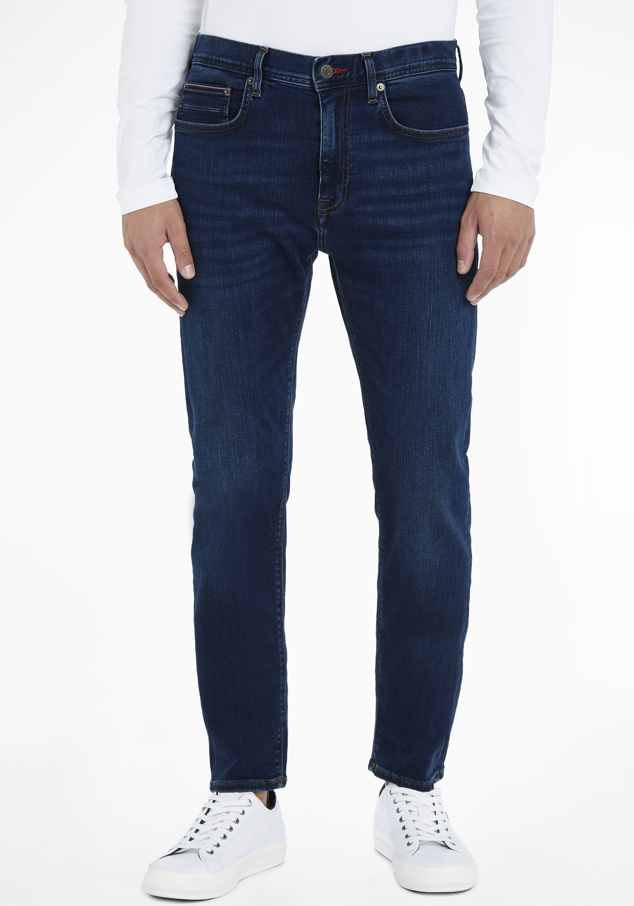 Tommy Hilfiger 5-Pocket-Jeans »SLIM BLEECKER PSTR«, mit Tommy Hilfiger Leder-Batch am... kaufen
