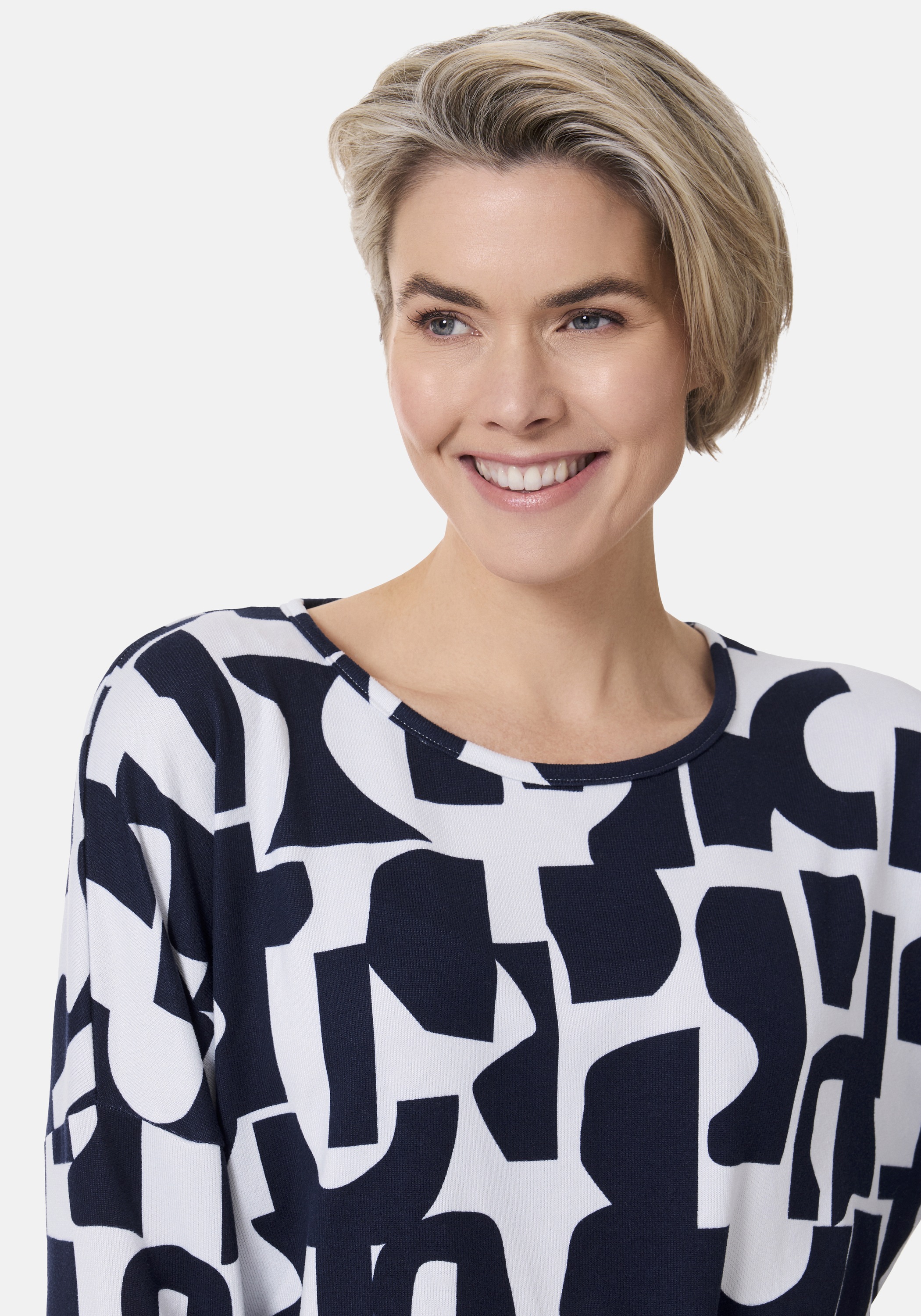 Thumbnail - STOOKER WOMEN 3/4-Arm-Shirt "CARLY T-Shirt 3/4-Arm", Loose Fit Shirt Rundhals 3/4 Arm für Damen