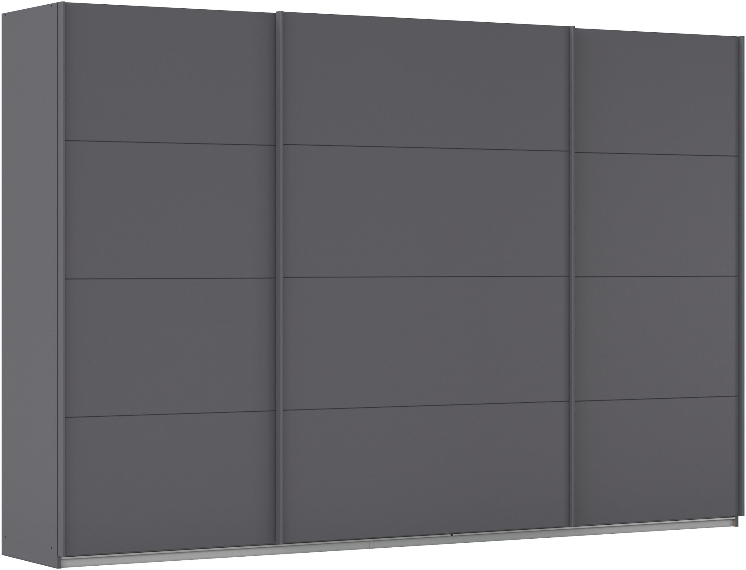 OTTO home Schwebetürenschrank "Kleiderschrank Schrank Garderobe AGORDO mit Dekor- oder Hochglanzfront" Breiten 203/271/315/360 cm in drei Griff-Farben - NEU: Farbe SCHWARZ, in 4 Breiten und 2 Höhen MADE IN GERMANY