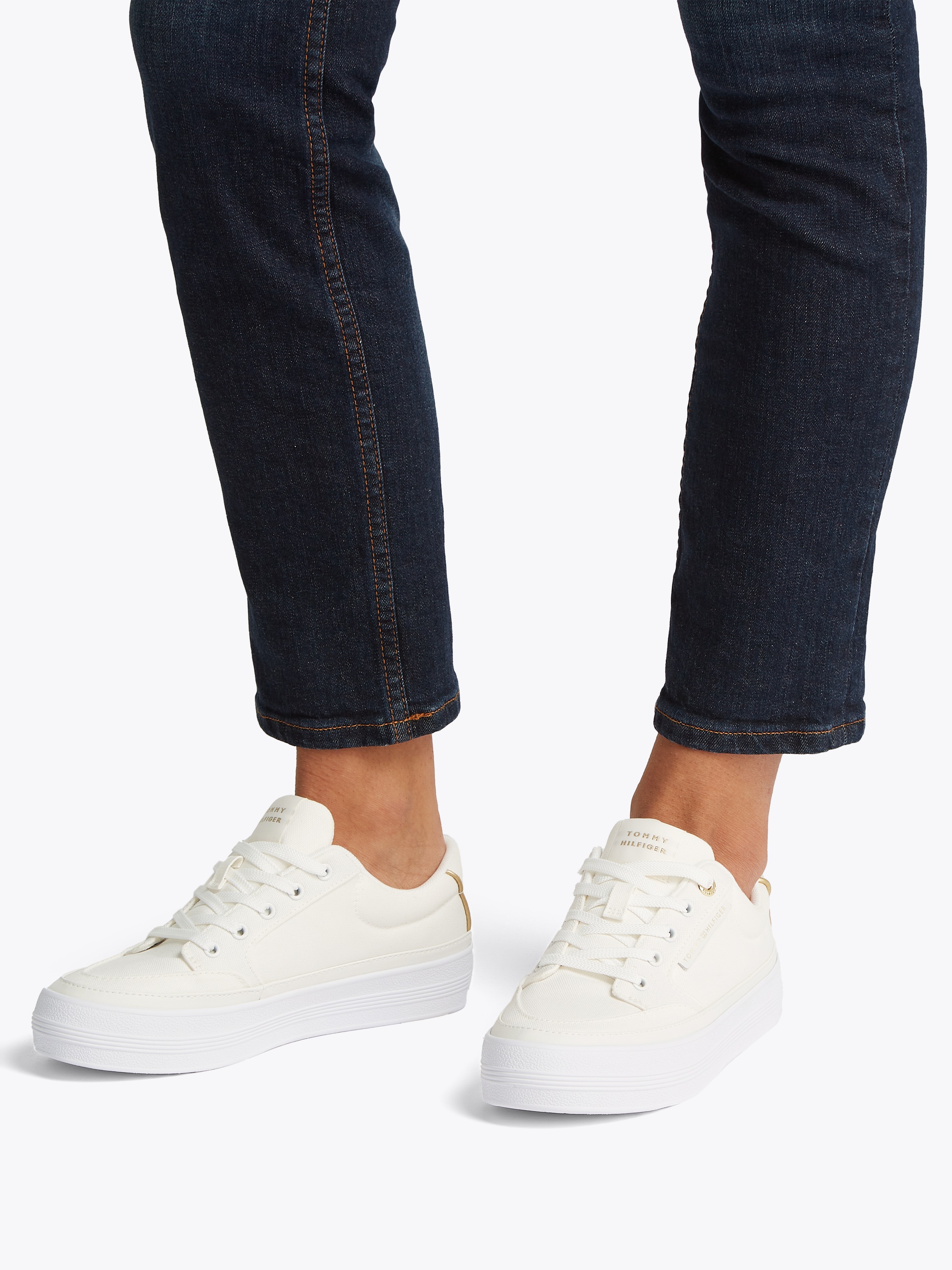 Tommy Hilfiger "ESSENTIAL VULC TEXTILE SNEAKER", Freizeitschuh, Halbschuh, günstig online kaufen
