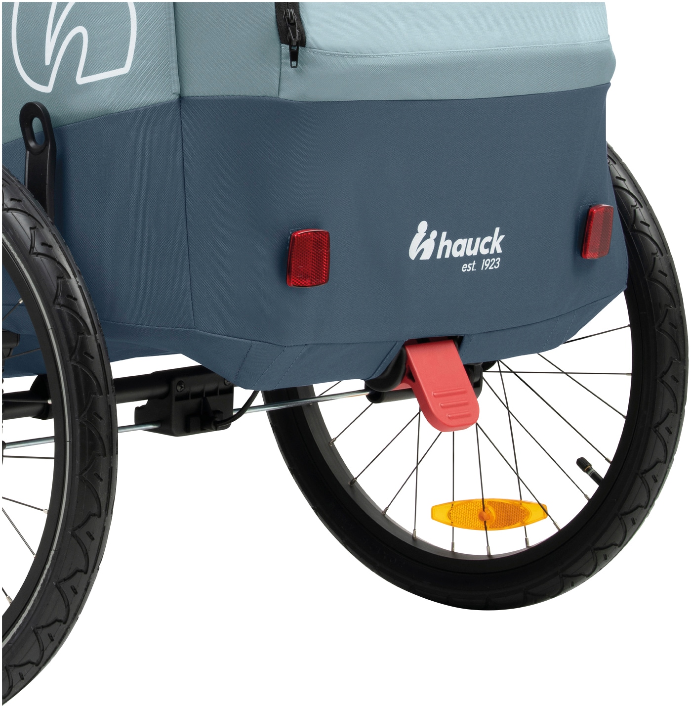 Hauck Fahrradkinderanhänger »2in1 Bike Trailer und Buggy Dryk Duo Plus, dark blue«, für 2 Kinder; inklusive Deichsel