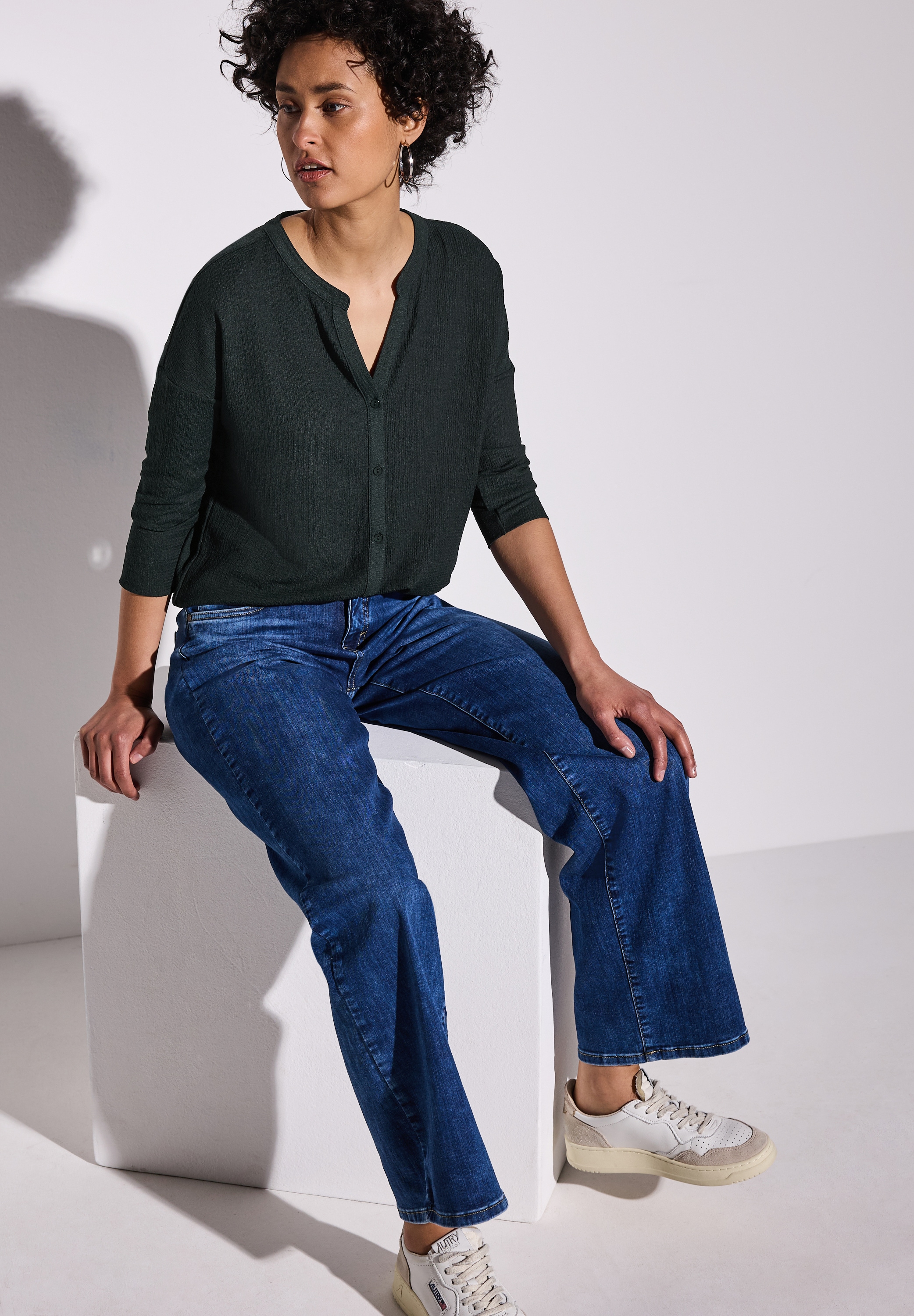 STREET ONE Shirtjacke, mit Struktur