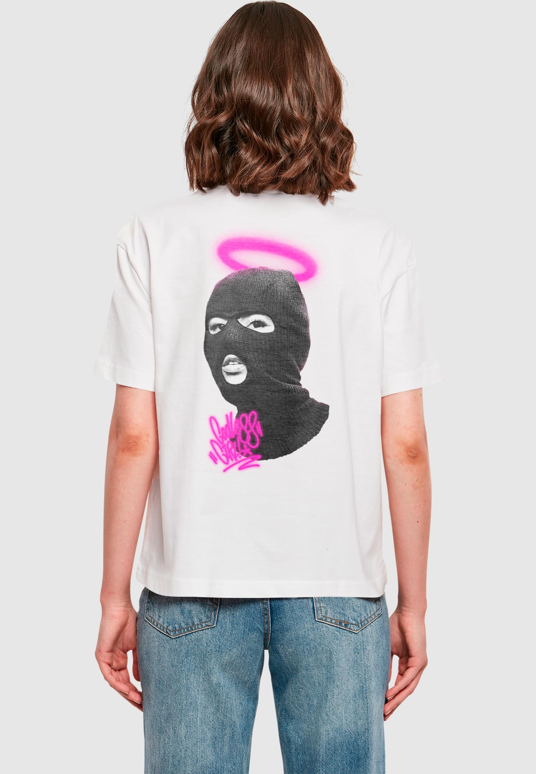 Miss Tee T-Shirt »Miss Tee Damen Godless Girl Tee«, (1 tlg.)