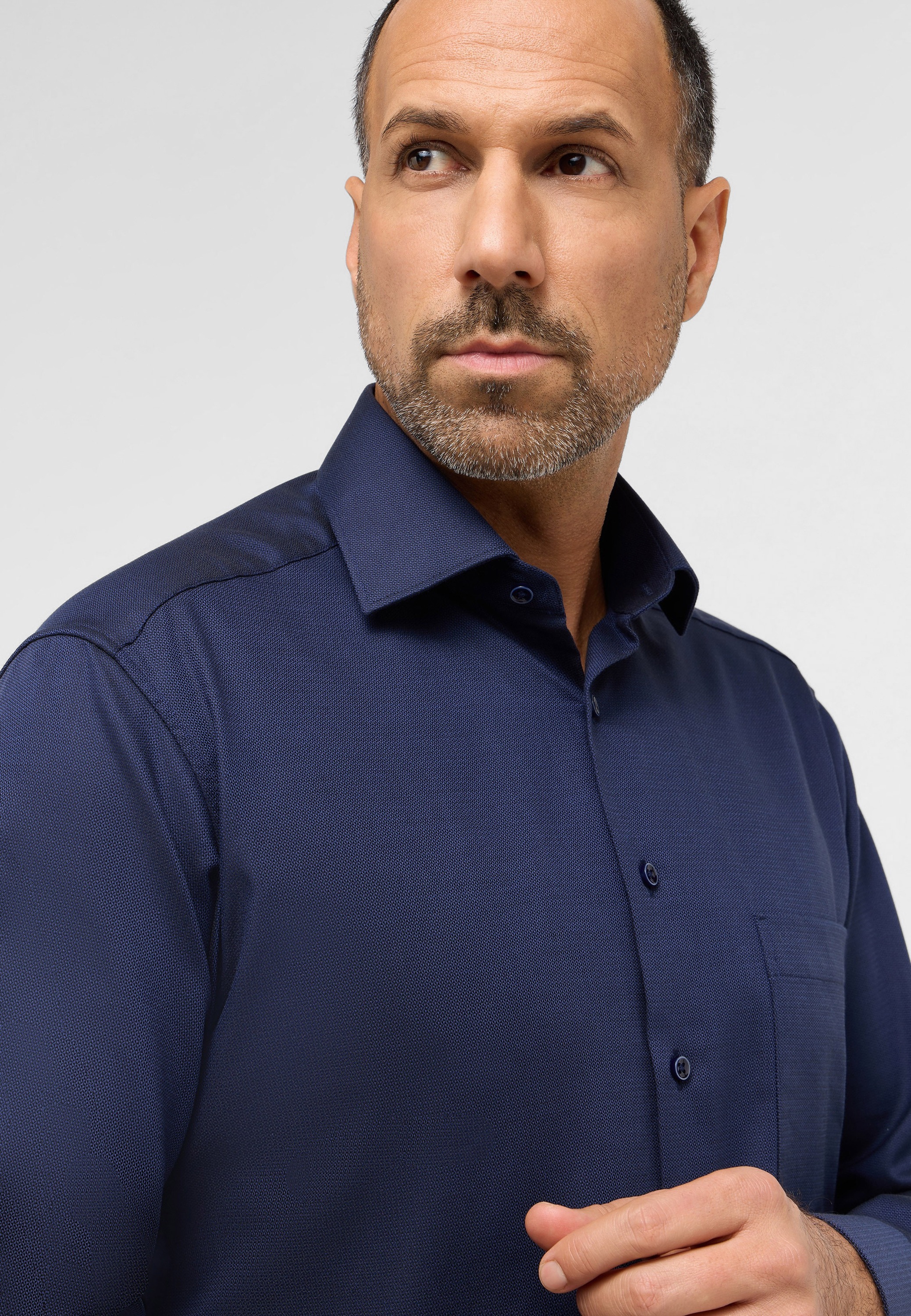 Thumbnail - Eterna Langarmhemd "COMFORT FIT" NON IRON (bügelfrei)