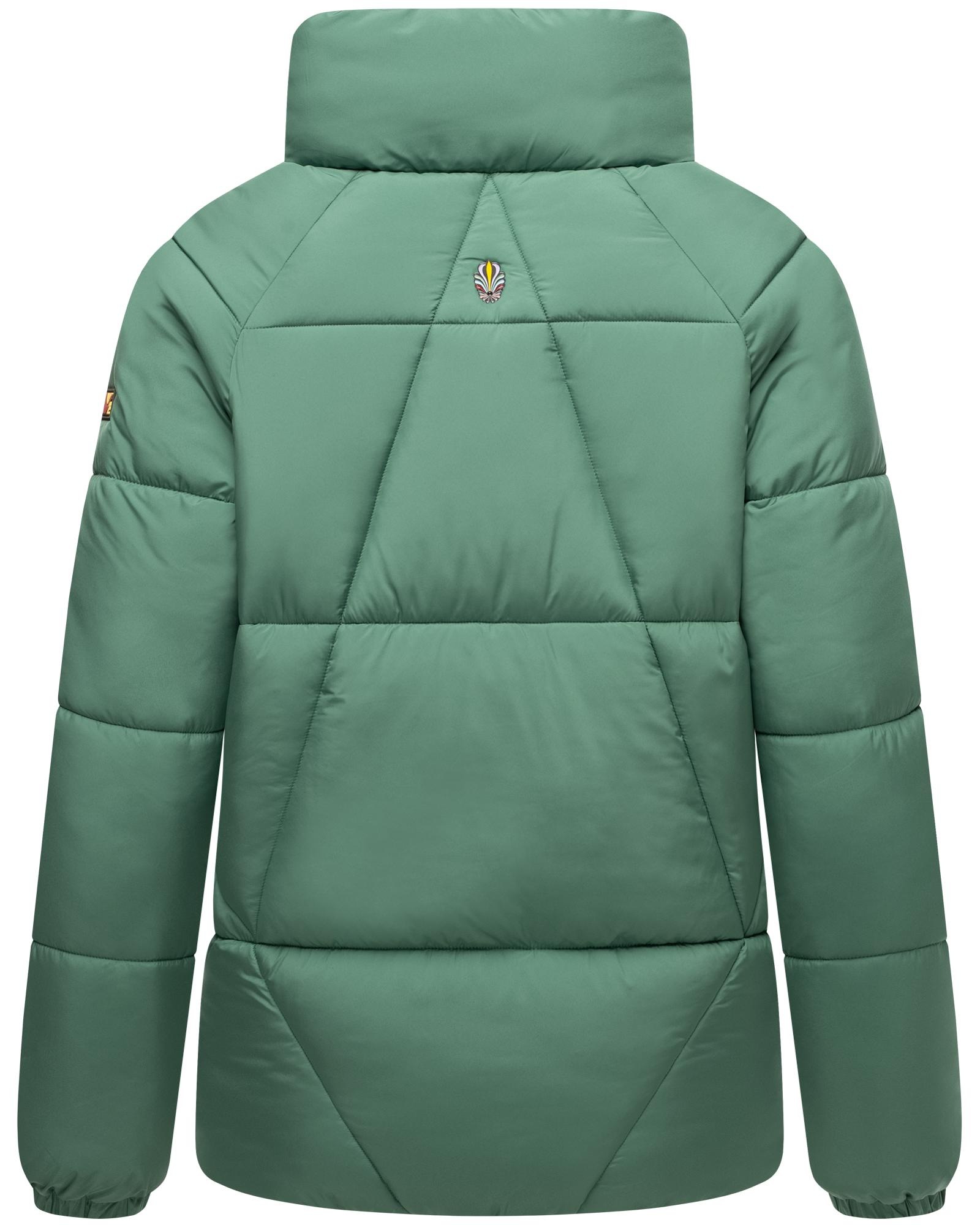 Navahoo Steppjacke »Schokolinaa 14«, ohne Kapuze, Winterjacke mit modischer Steppung & hohem Kragen