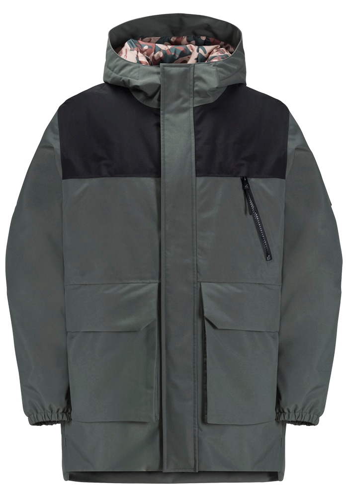 Jack Wolfskin Funktionsparka "TEEN 2L INS PARKA Y", mit Kapuze