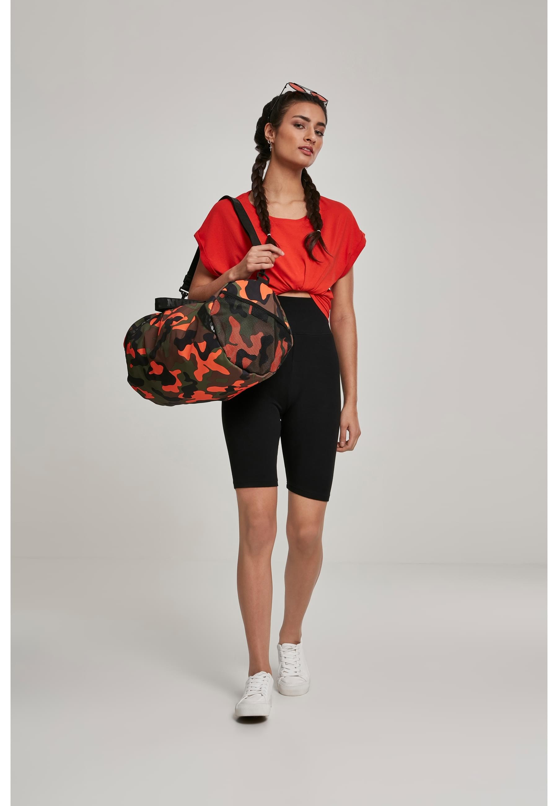URBAN CLASSICS Kurzarmshirt »Urban Classics Damen Ladies Extended Shoulder Tee«, (1 tlg.)