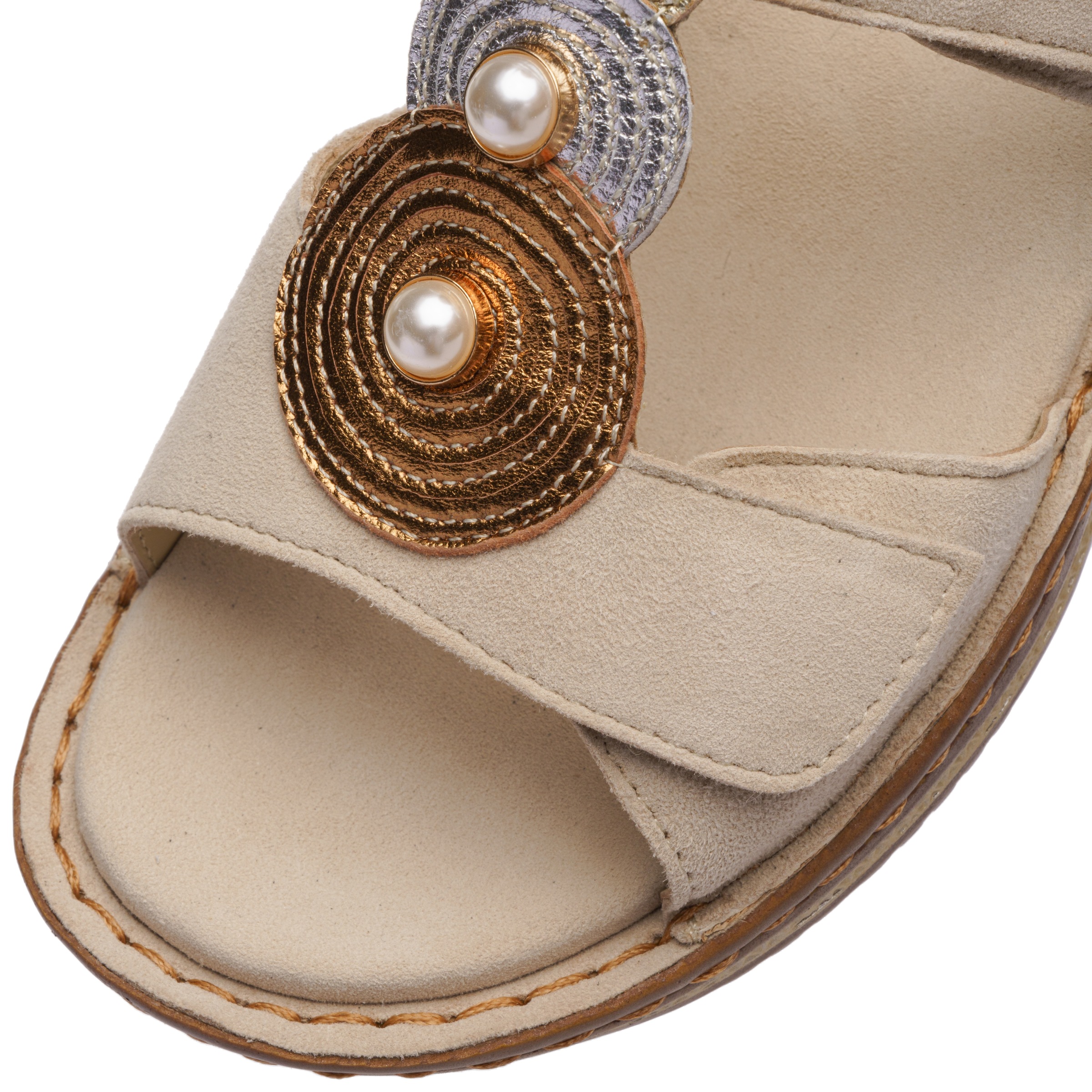 Thumbnail - Ara Pantolette "HAWAII" Keilabsatz, Schlupfschuh, Bequemschuh in Weite G (= weit)