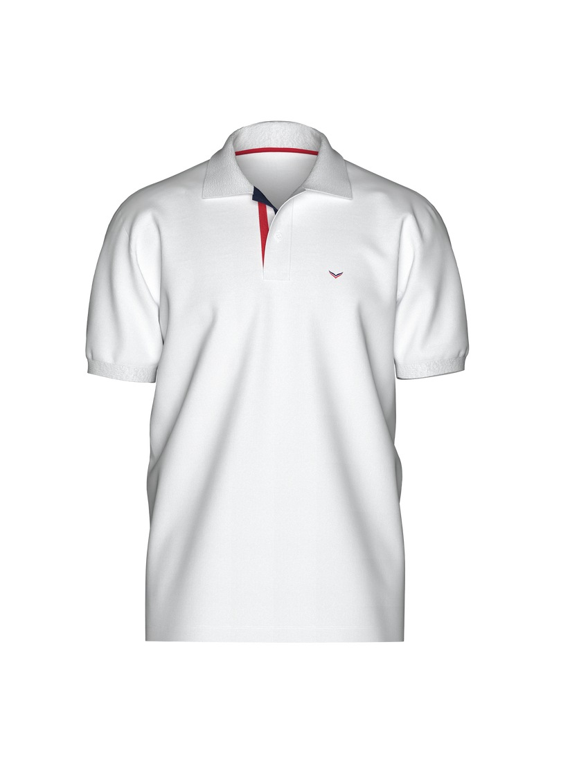Trigema Poloshirt "TRIGEMA Poloshirt mit dreifarbiger Knopfleiste" 1 Stk. günstig online kaufen