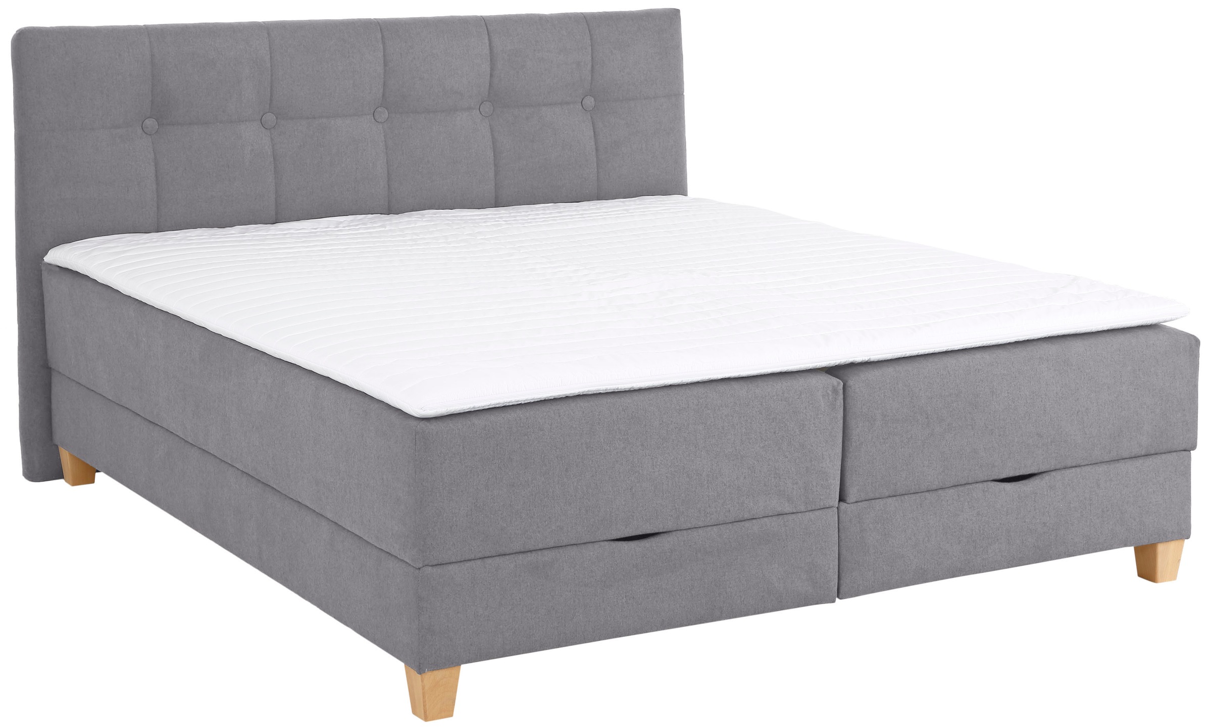 Home affaire Boxbett »Lonrai«, in H2,H3 & H4 und XXL - Überlänge 220cm wählbar, inkl. Topper