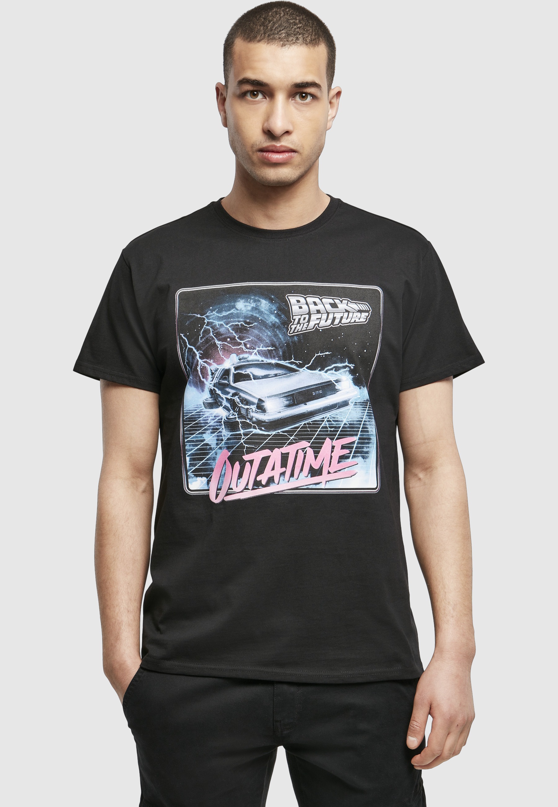 Merchcode T-Shirt »Merchcode Herren Back To The Future Outatime Tee« 1