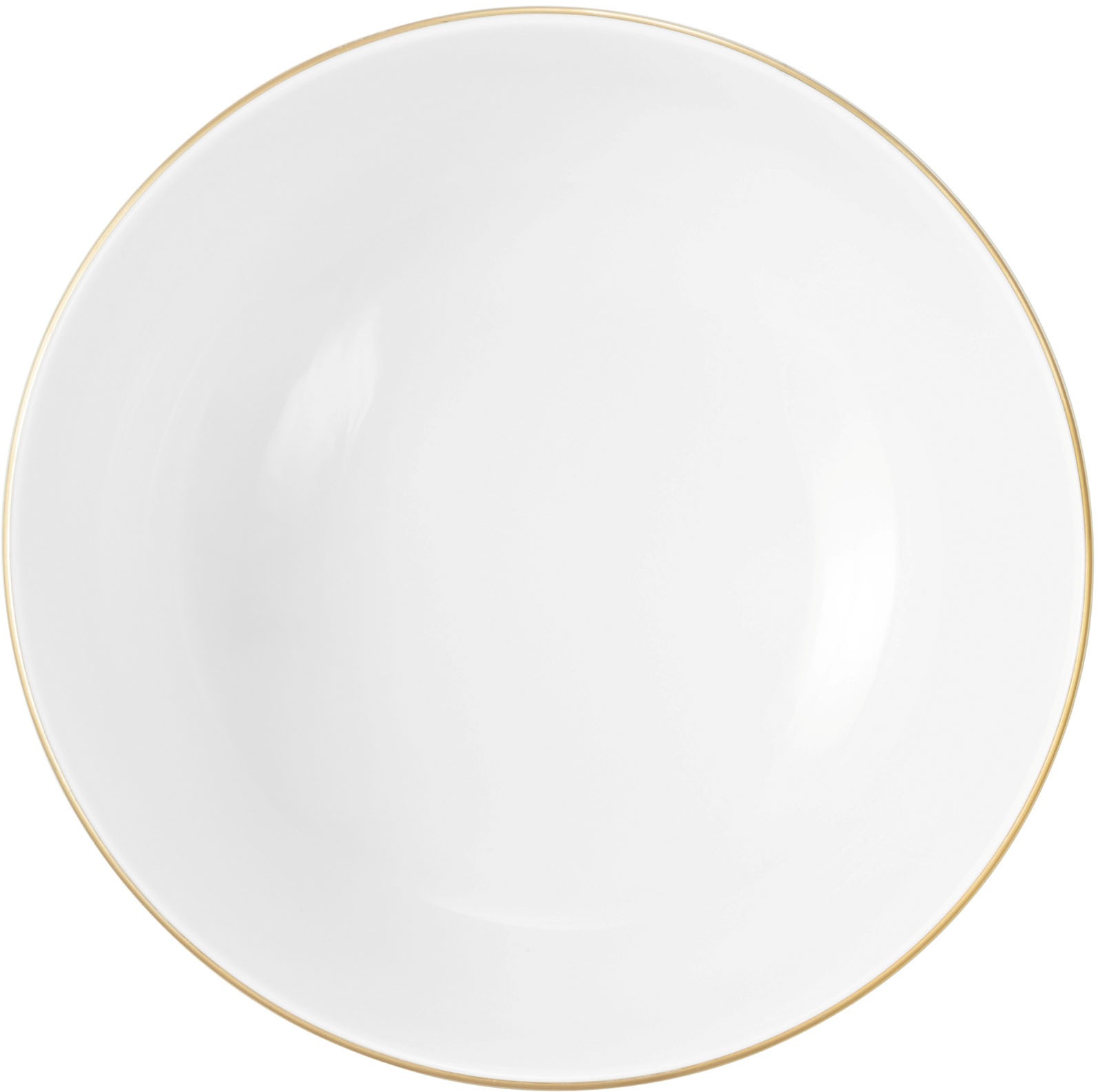 Seltmann Weiden Schüssel »Liberty - Goldrand«, 1 tlg., aus Porzellan, Foodbowl 17,5 cm