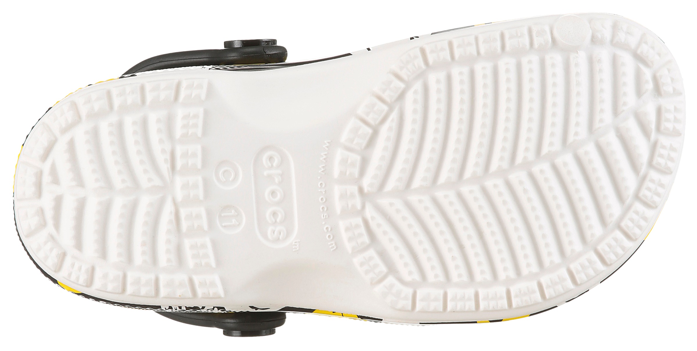 Thumbnail - Crocs Clog "Smiley Classic Clog" Hausschuh, Homeslipper mit allover Muster