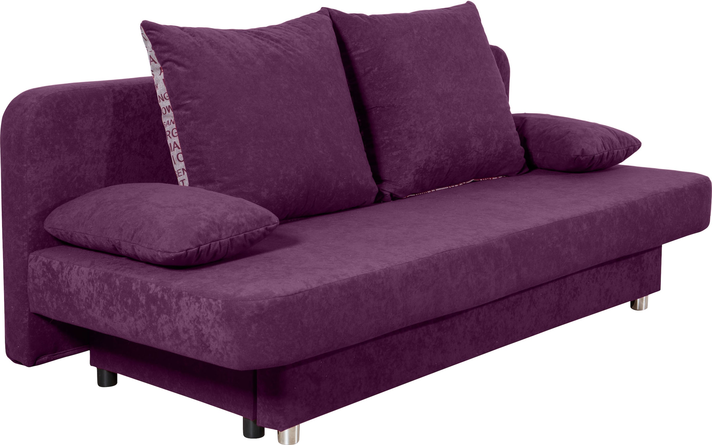 COLLECTION AB Schlafsofa »Ulla inkl. Bettfunktion und Bettkasten«, Schlafsofa,Bettfunktion,Bettkasten,inkl. Rückenkissen,Armlehnekissen