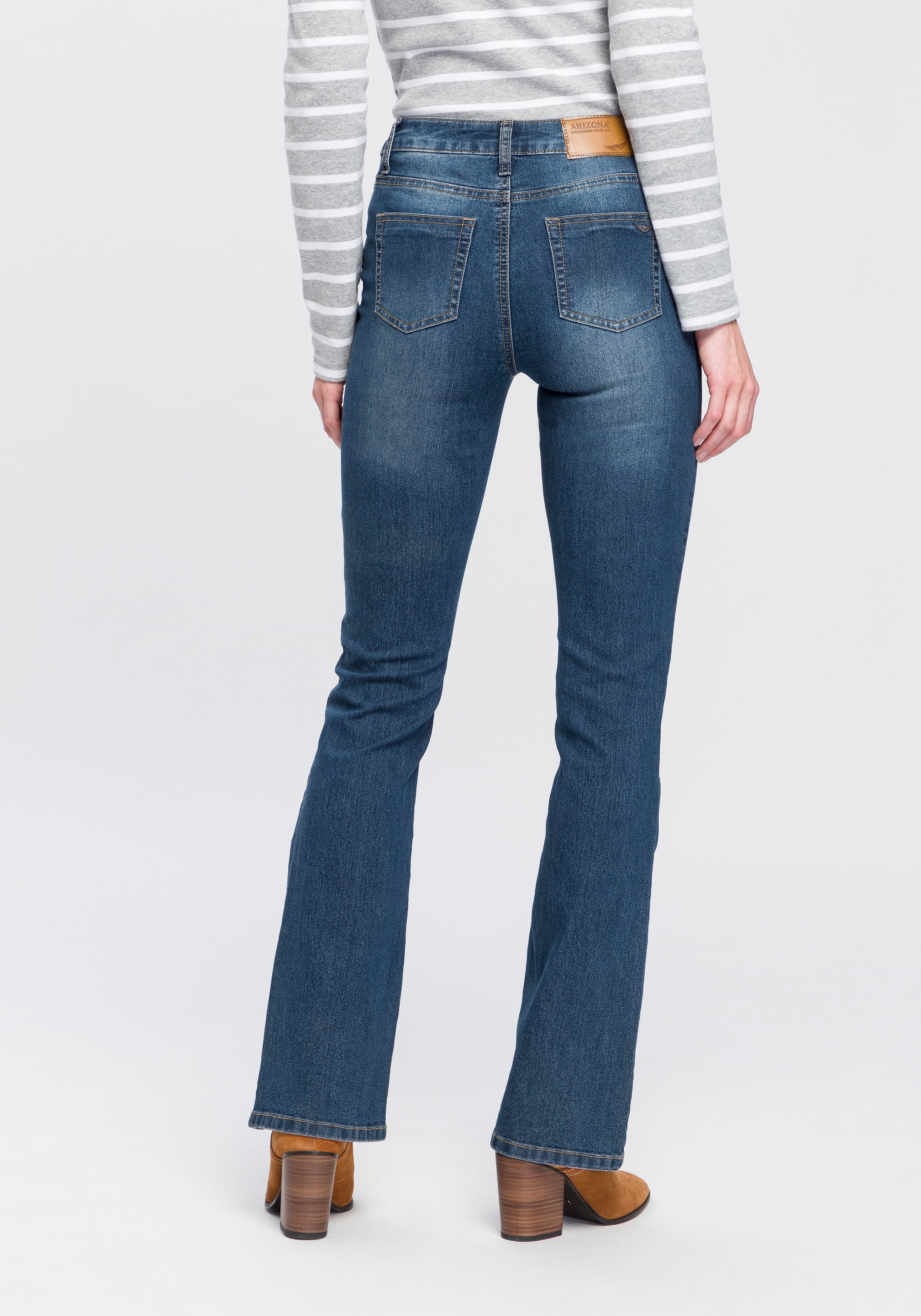 Arizona Bootcut-Jeans »Shaping«, High Waist