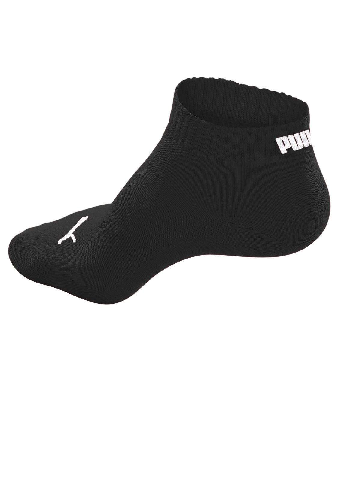 PUMA Kurzsocken, (3 Paar), Atmungsaktiv, Rippenbündchen, weiche Baumwollmischung