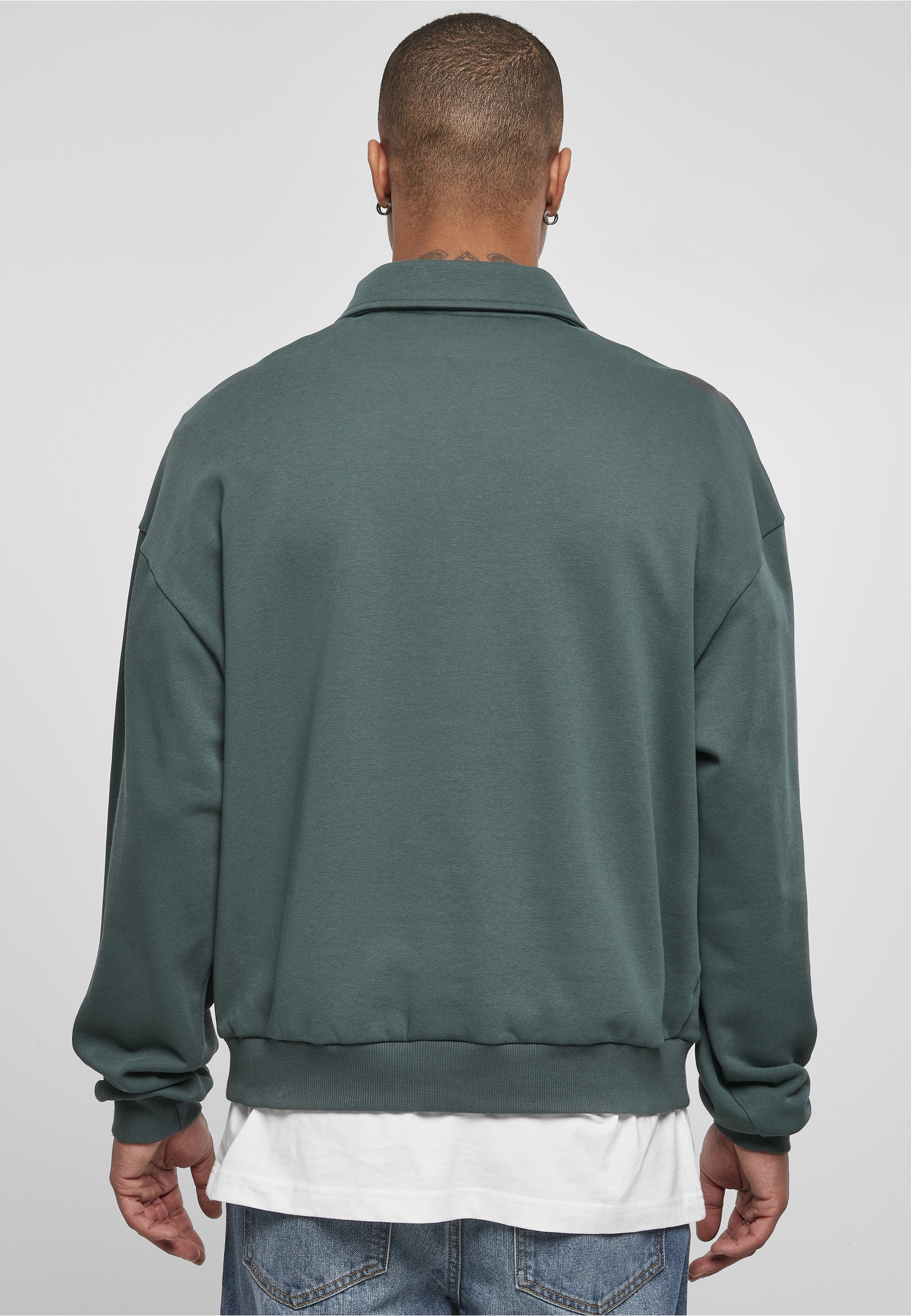 URBAN CLASSICS Sweater »Urban Classics Herren Shirt Collar Crew«, 1
