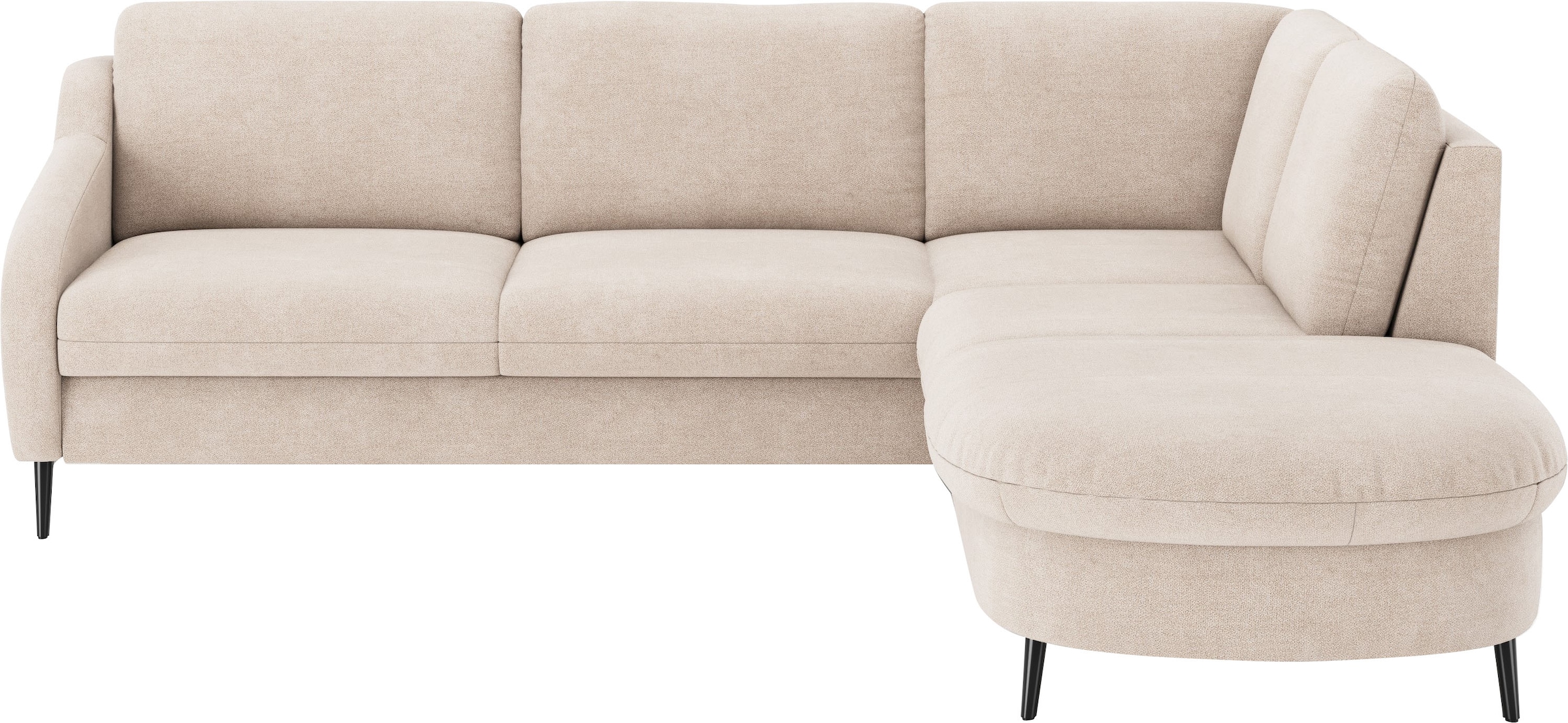 sit&more Ecksofa "Soul L-Form" wahlweise mit Schlaffunktion und Bettkasten oder Schubkasten