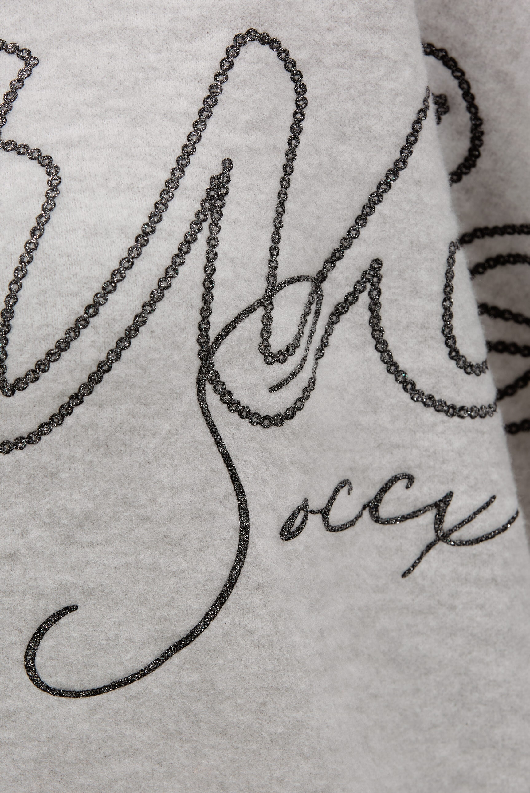 SOCCX Rundhalspullover aus Flauschstrick