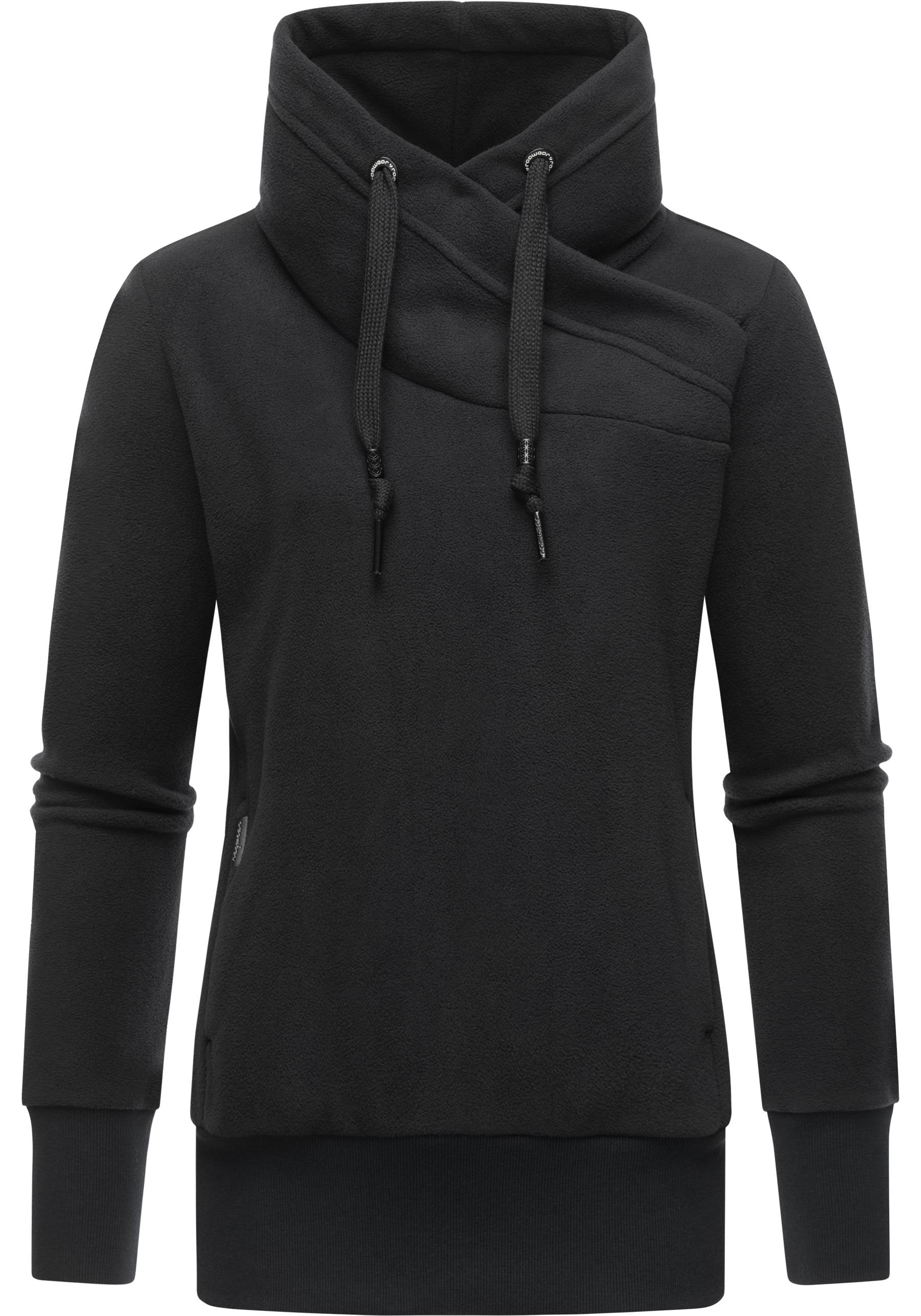 Sweatshirt »Neska Fleece«, modischer Longsleeve Fleecepullover mit hohem Kragen