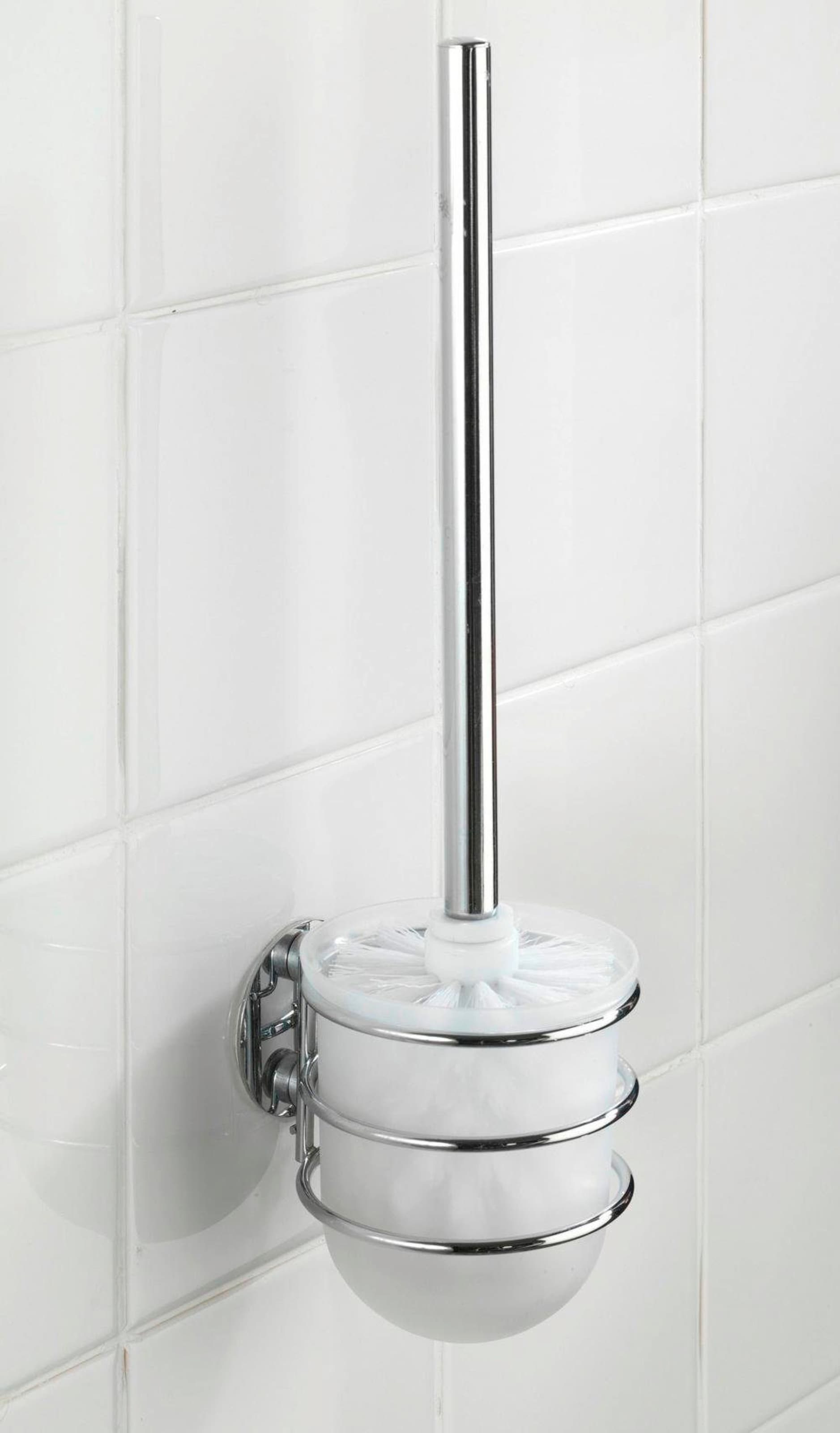 Wenko Wand WC-Garnitur Turbo-Loc Befestigen ohne Bohren Chrom gl. rund günstig online kaufen