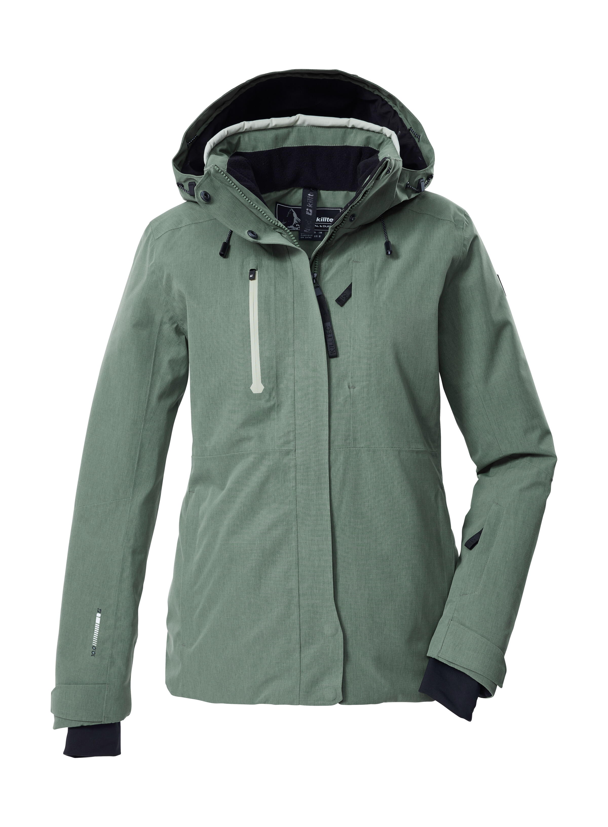 Killtec Skijacke "KSW 35 WMN SKI JCKT" Wasserdicht, atmungsaktiv, verstellbare Kapuze, viele Taschen