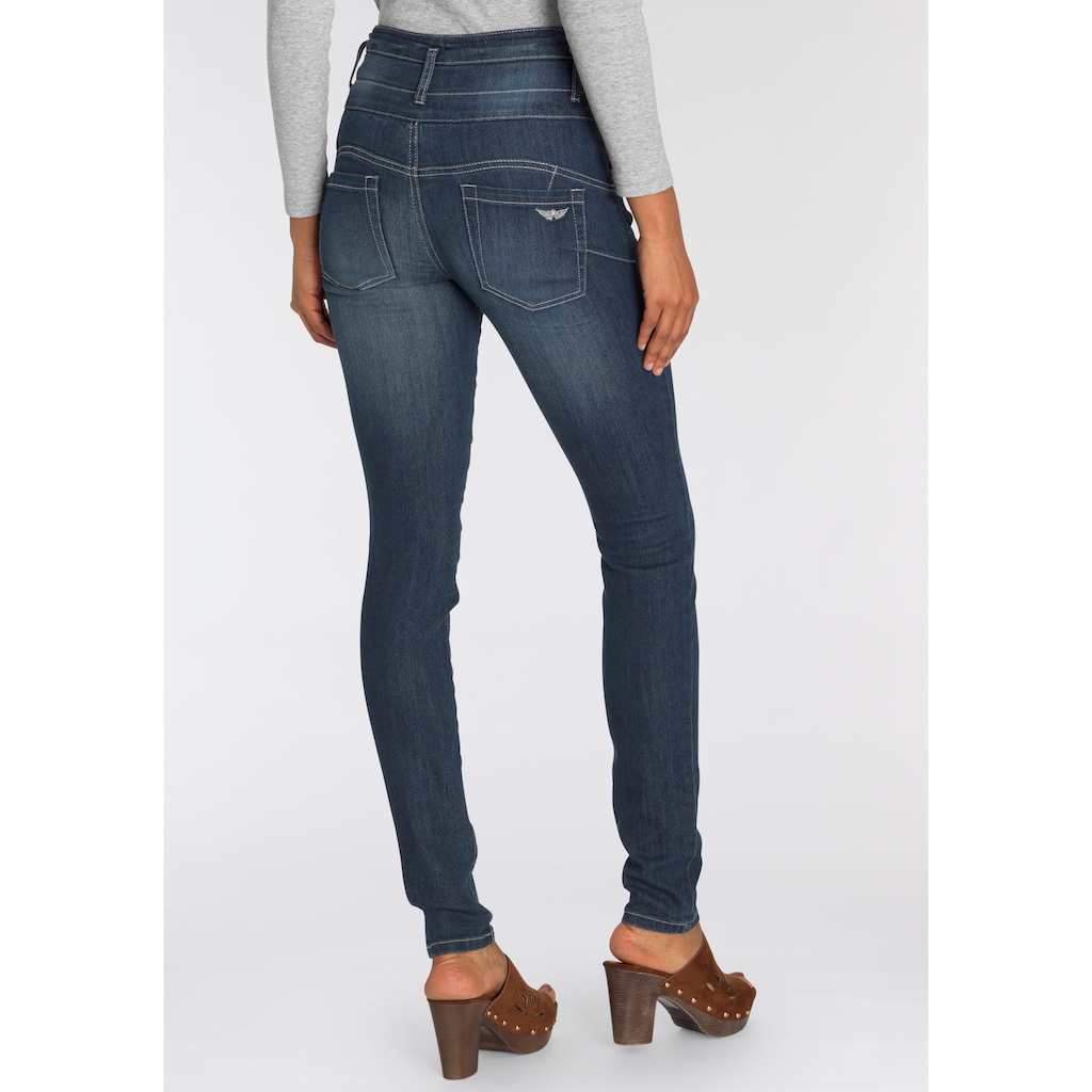 Arizona Slim-fit-Jeans »mit extra breitem Bund«