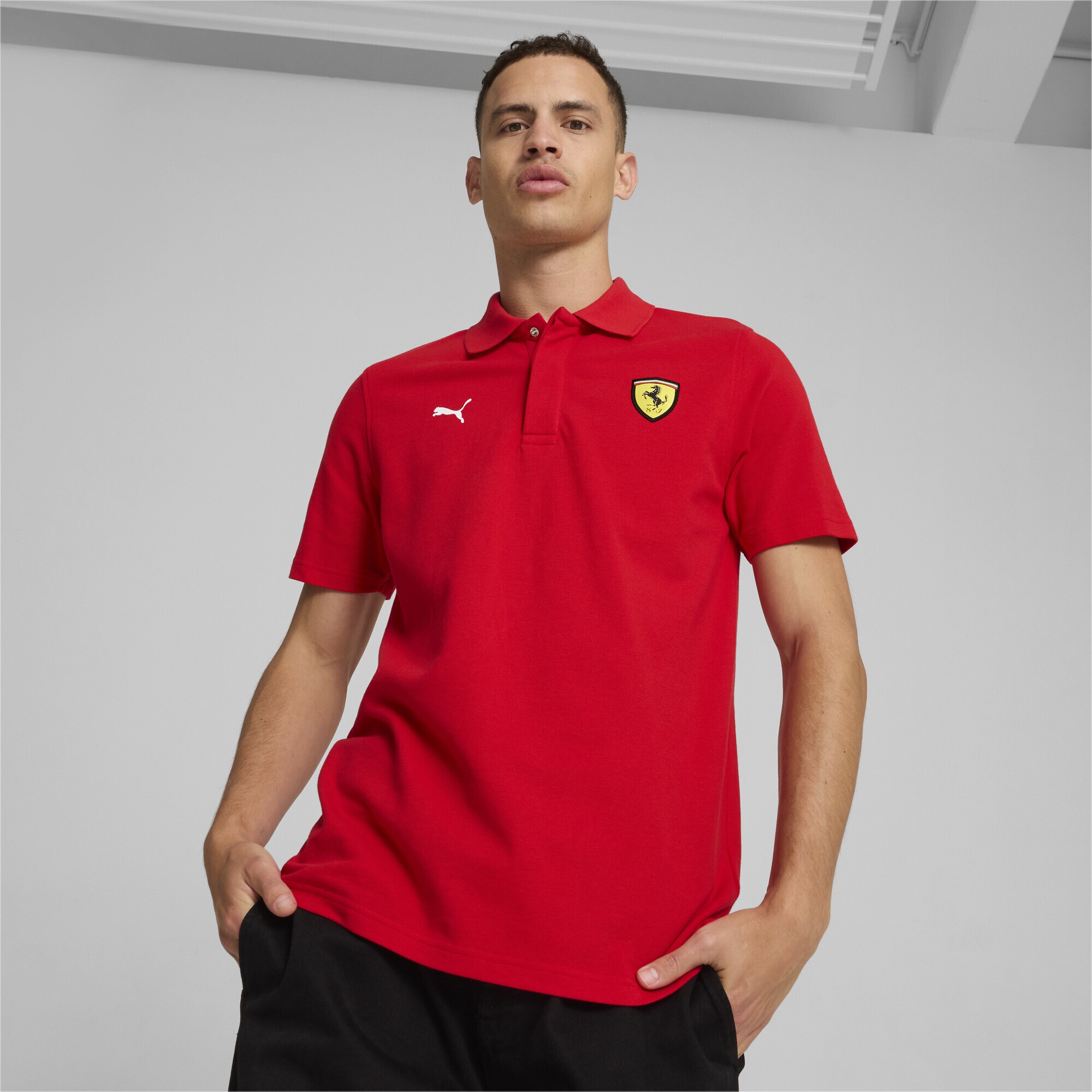 PUMA Poloshirt »Scuderia Ferrari Race Graphic Poloshirt Herren«