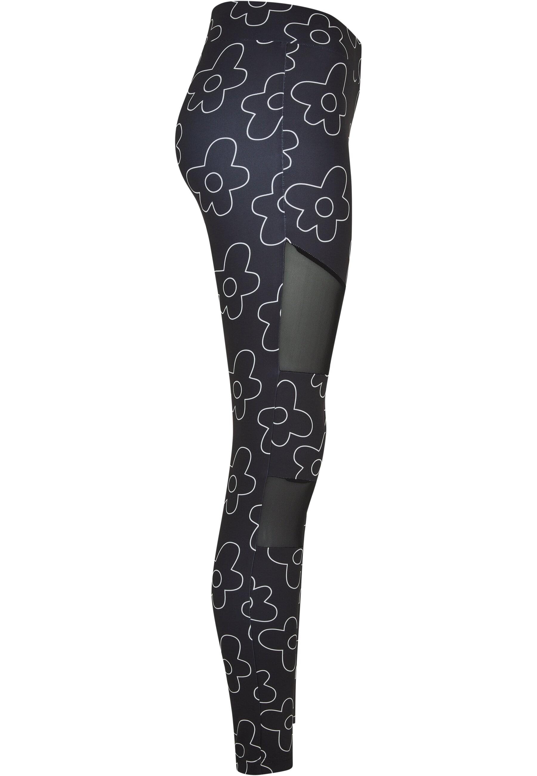 URBAN CLASSICS Leggings »Urban Classics Damen Ladies Tech Mesh AOP Leggings«, (1 tlg.)