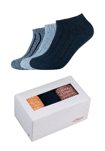 s.Oliver Sneakersocken »Sneakersockenbox 3vnt. ...