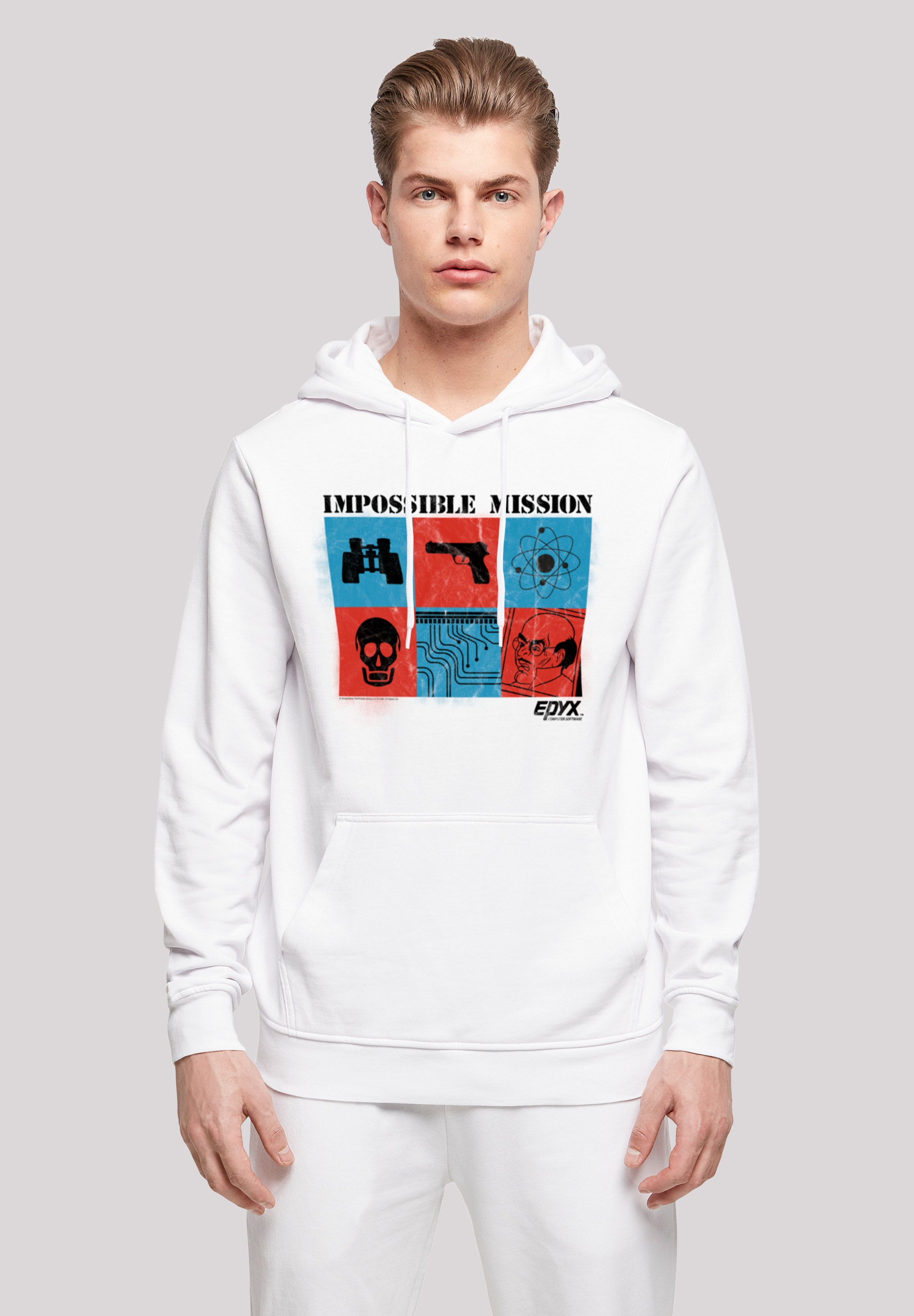 Kapuzenpullover »Retro Gaming Impossible Mission«, Print