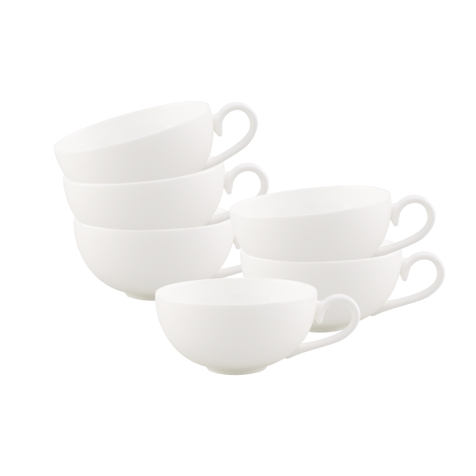 Villeroy & Boch Tasse "Teetassen Royal 120 ml 6er Set weiß" günstig online kaufen