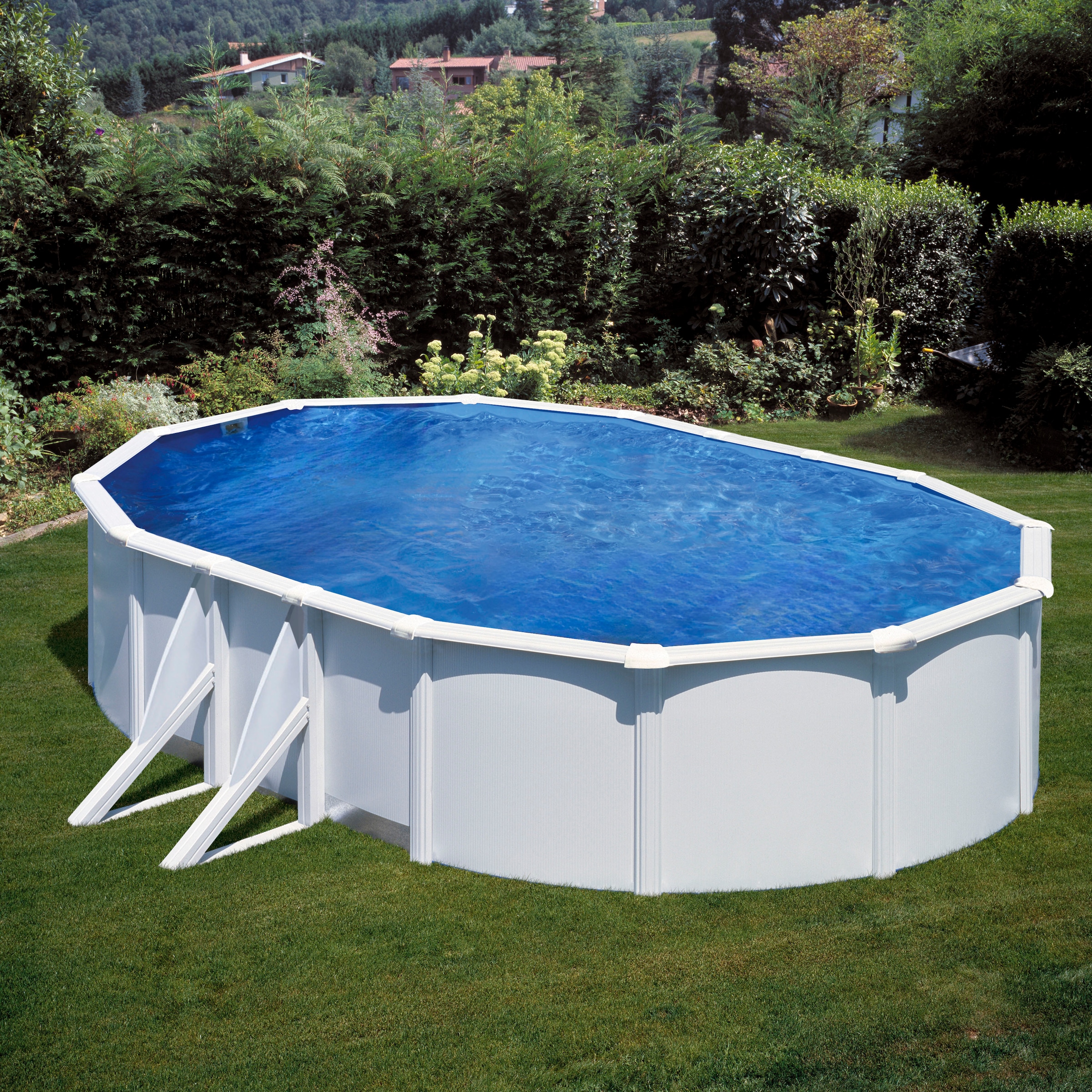 Gre Ovalpool "BORA BORA inkl. Stützen und Sicherheitsleiter" Höhe: 120 cm, günstig online kaufen