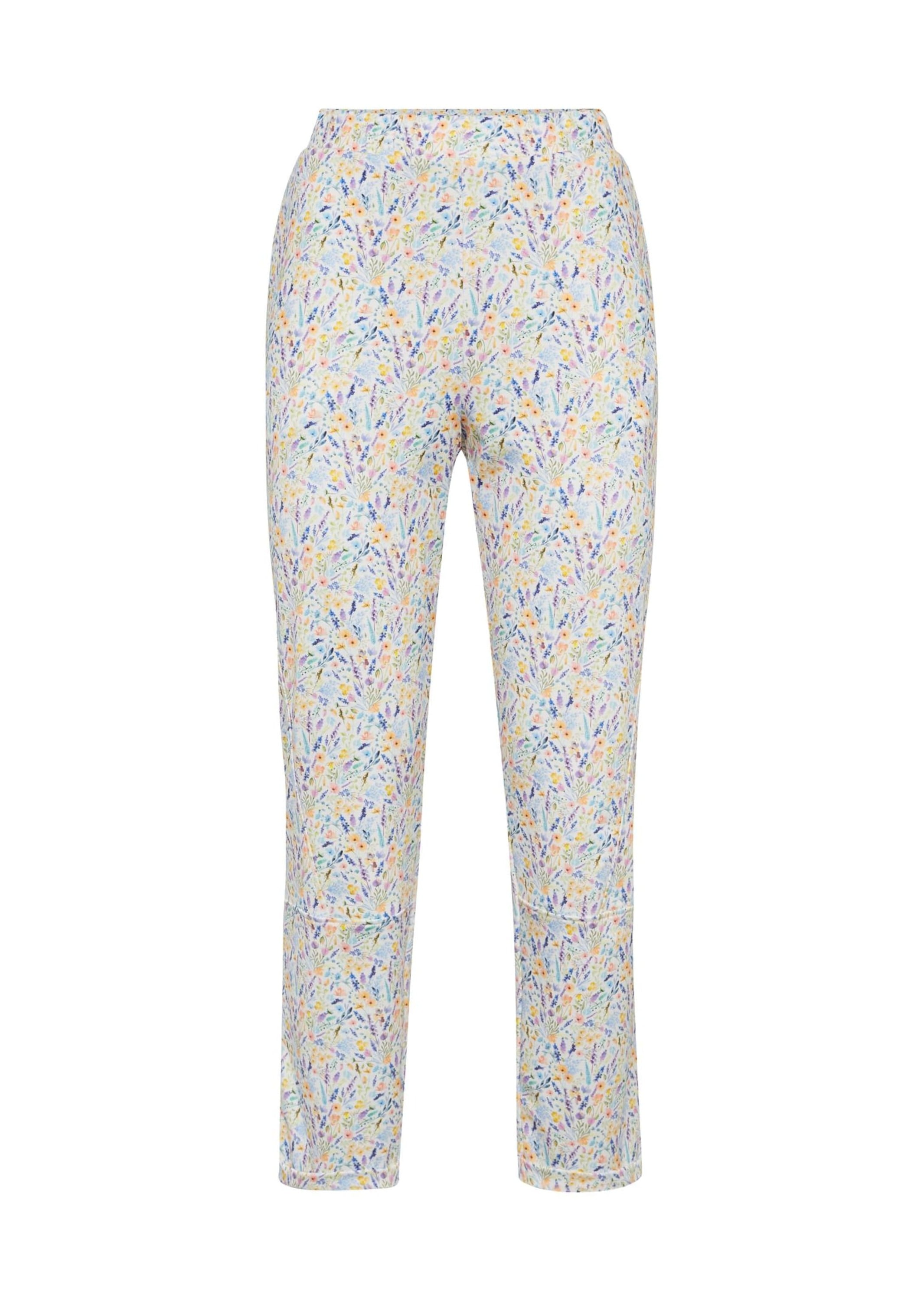 GOLDNER Chinos "Kurzgröße Attraktive Druckhose mit weichem Fall" Ohne