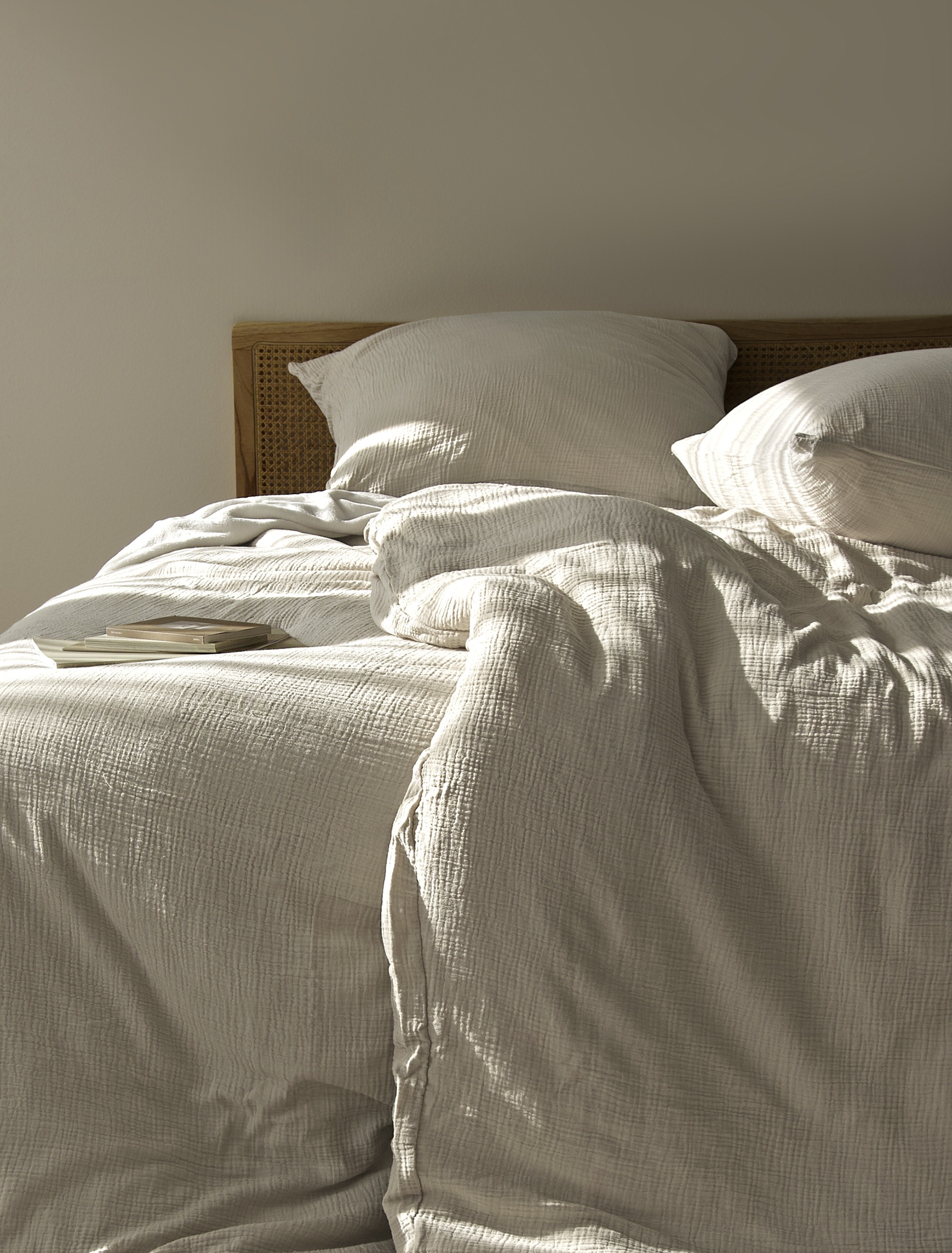 BIERBAUM Bettwäsche "4129" 2 Stk. Musselin, 100 % Baumwolle, pflegeleicht, günstig online kaufen