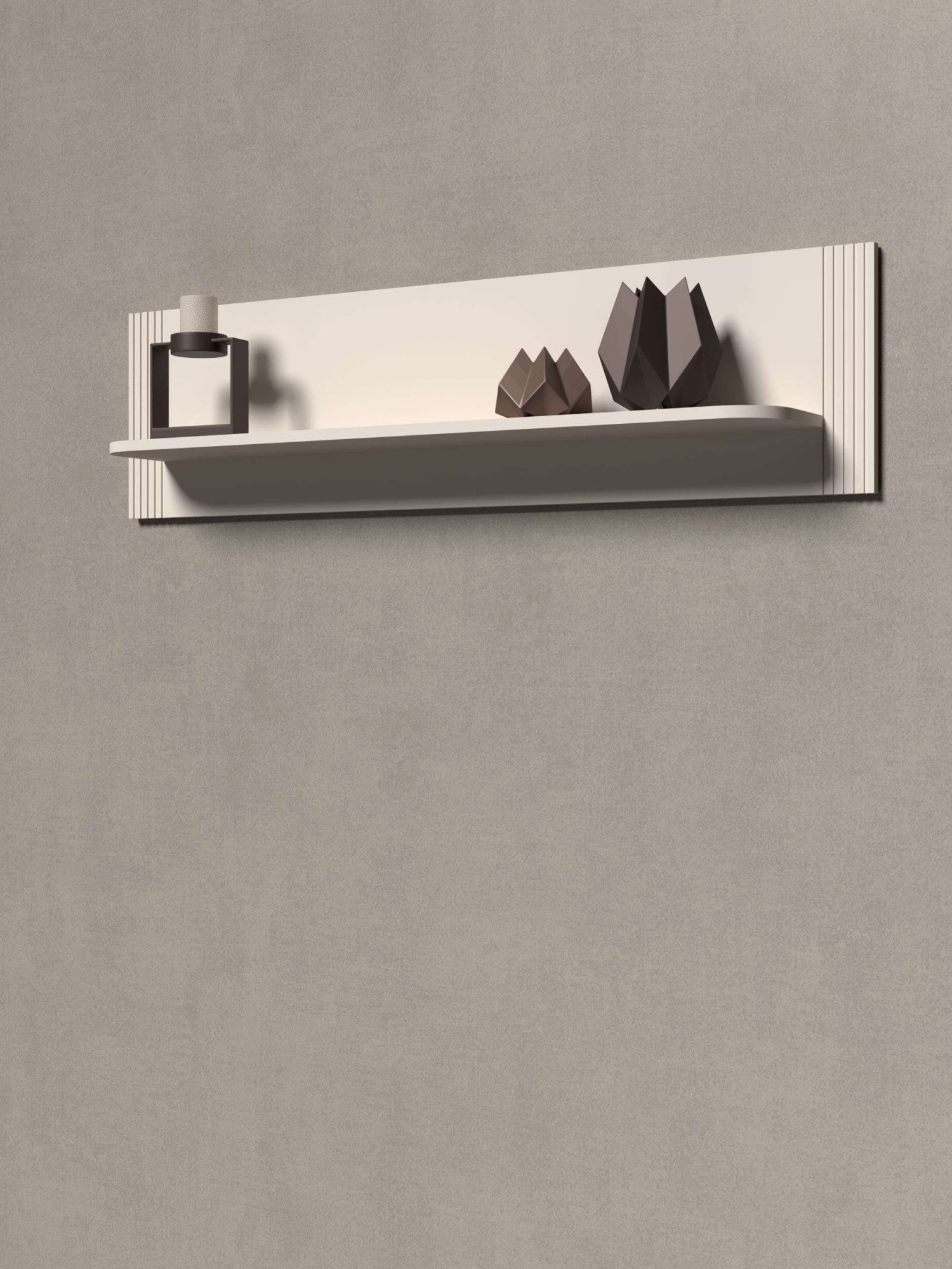 OTTO home Wandregal "Rondo Schwebendes Regal, Wandkonsole, Wandboard" UV lackiert, Ablageboden, Wandmontiert, Breite 140 cm