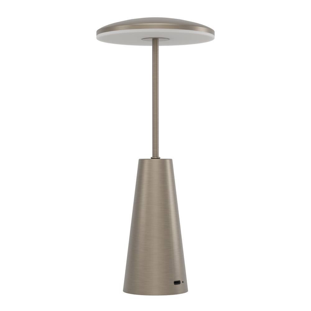 EGLO Tischleuchte »PICCOLA«, 1 flammig, Leuchtmittel LED-Modul | LED fest integriert, dimmbare Nachttischlampe, Metall in Bronze, Lampe für Balkon, IP54