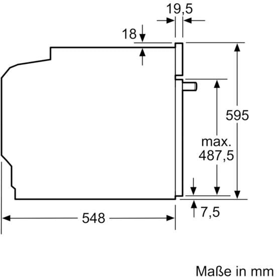 SIEMENS Pyrolyse Backofen  »HB674GBW1«, mit Teleskopauszug nachrüstbar, Pyrolyse-Selbstreinigung, mit activClean