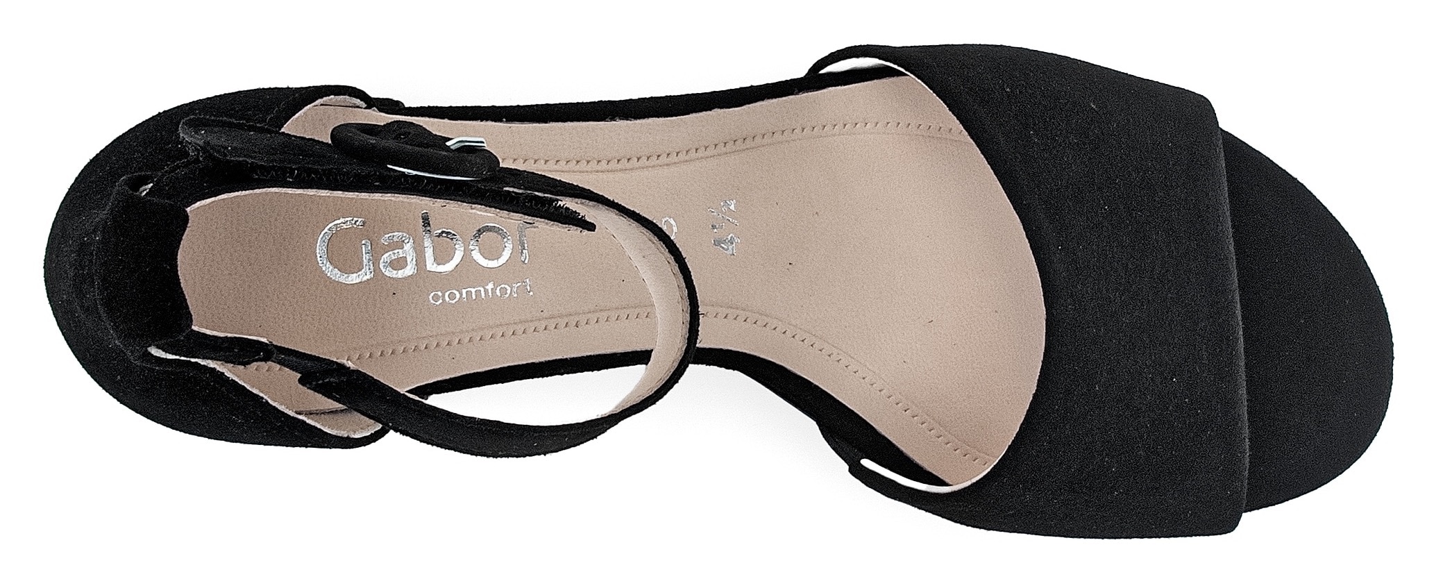 Gabor Sandalette »TUNIS«, Blockabsatz, Businessschuh, Festtagsschuh, Zierschnalle, G-Weite