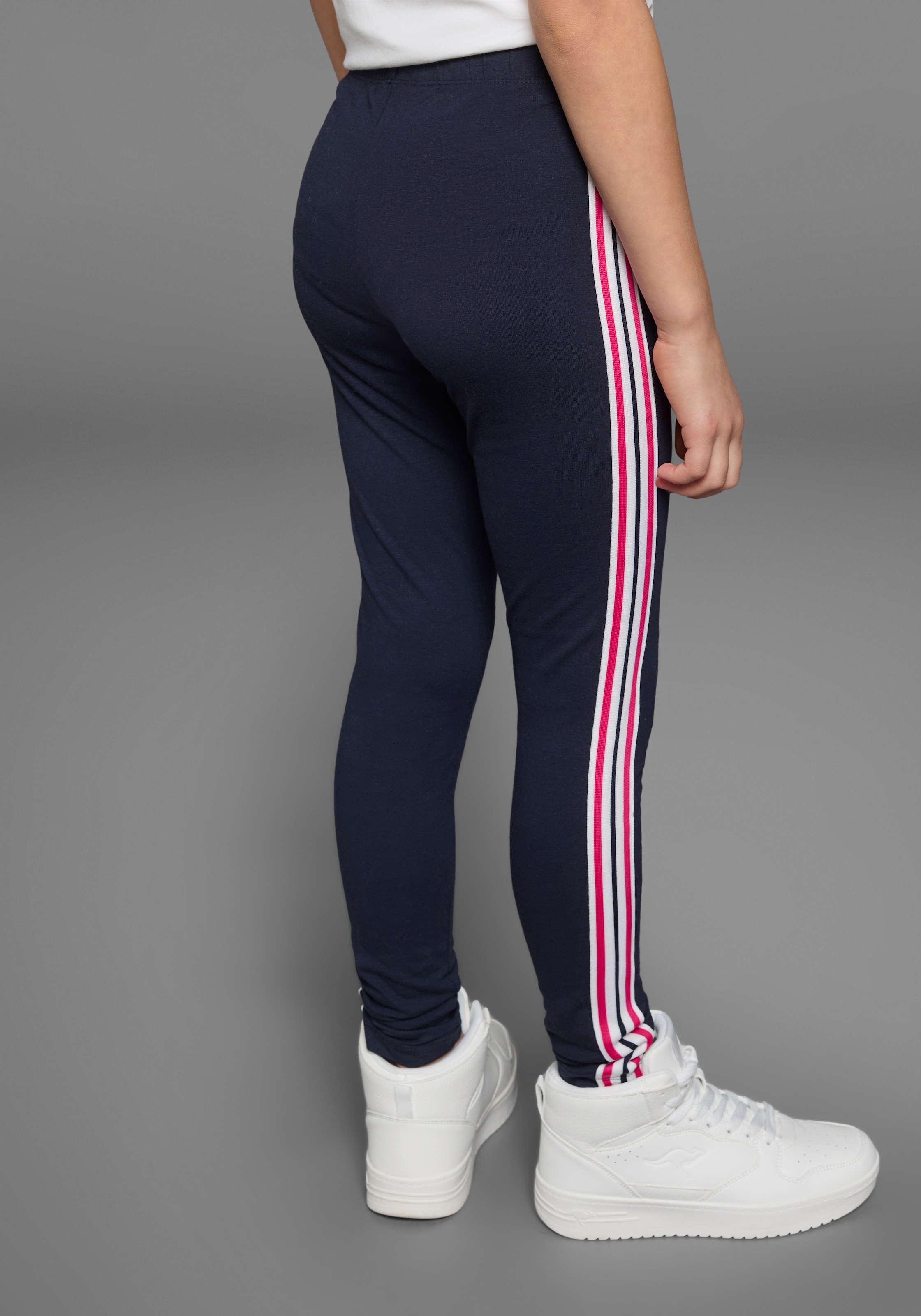 KangaROOS Leggings »mit aufgesetztem Band«, für Mädchen