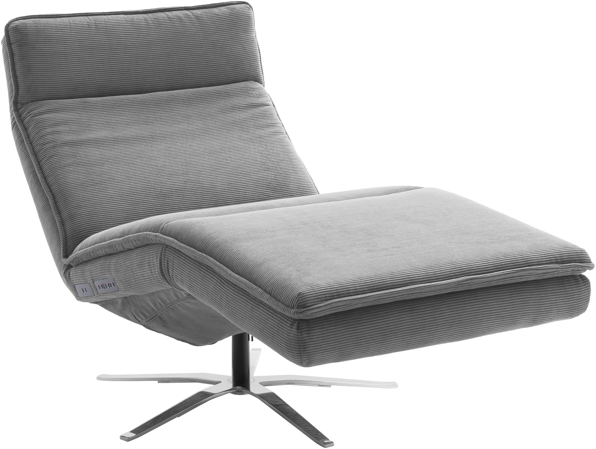SCHÖNER WOHNEN-Kollektion Relaxsessel "Belize, Ergonomischer Liege-Luxus zum Entspannen" Herz-Waage-Position, motorische Verstellung & USB-Anschluss