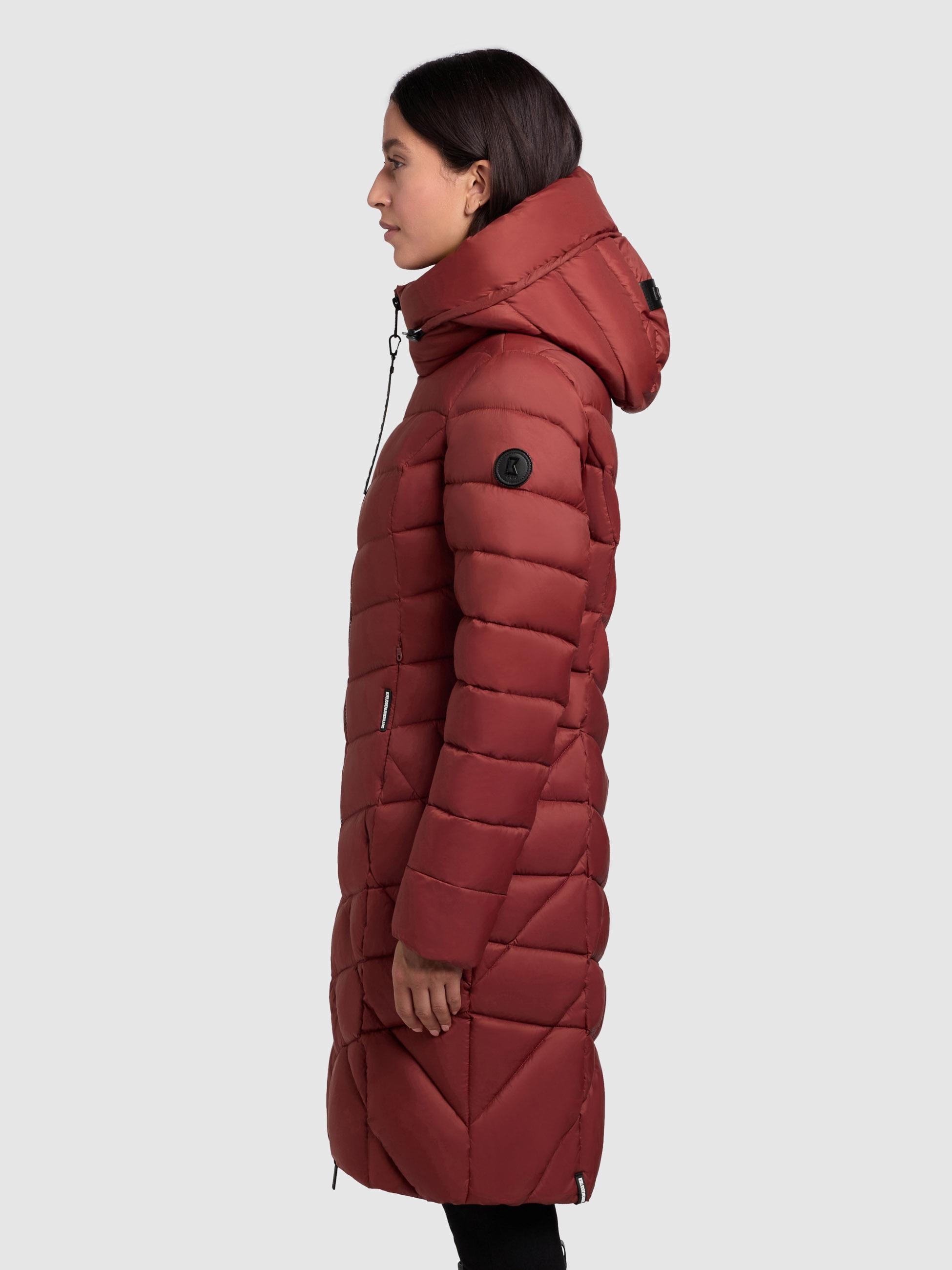 khujo Steppmantel »Odana3-YM« Gesteppter langer Wintermantel mit Kapuze