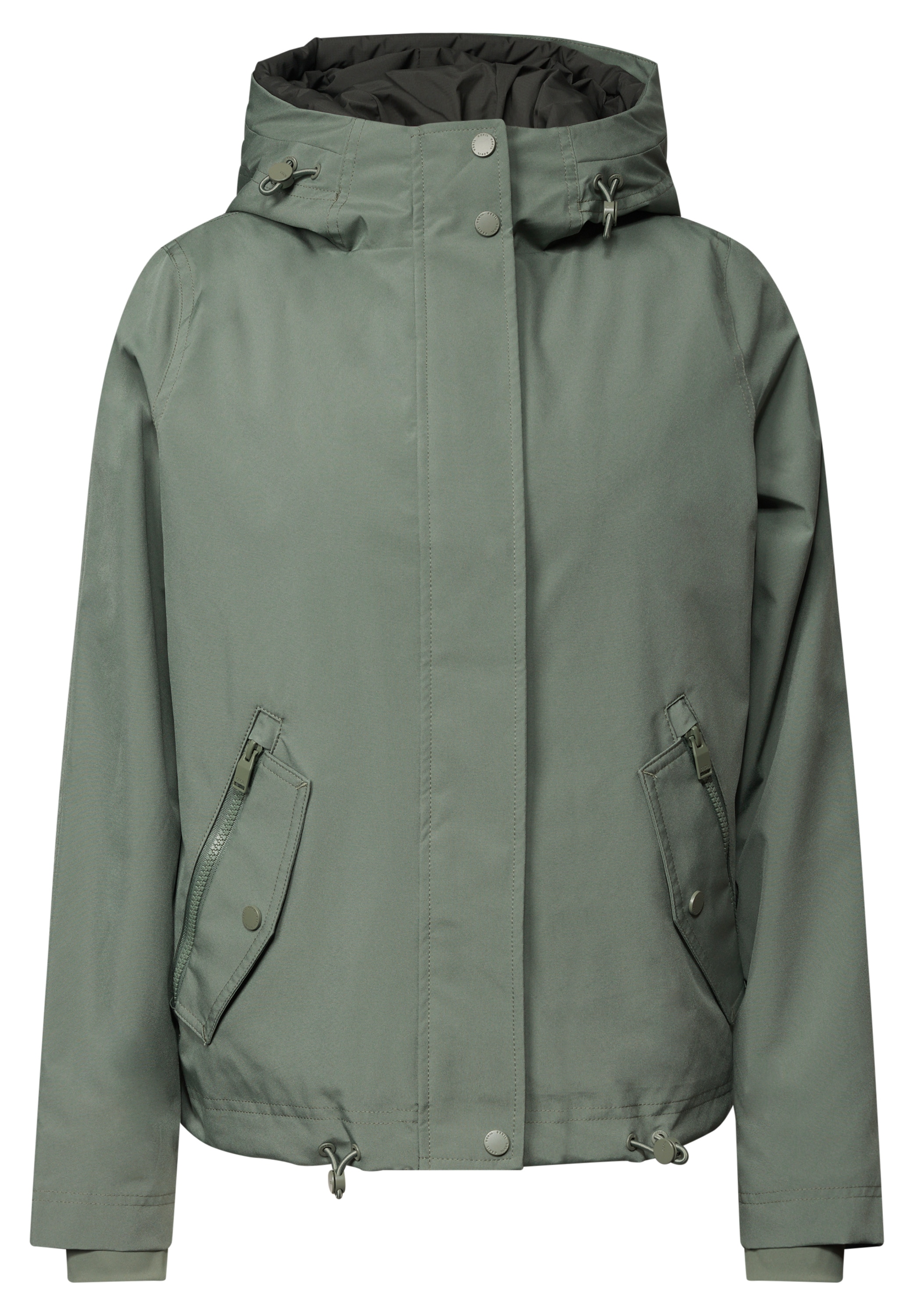 Cecil Blouson mit Kapuze 2-in-1 Jacke mit Steppwesten-Inlay / Kapuze