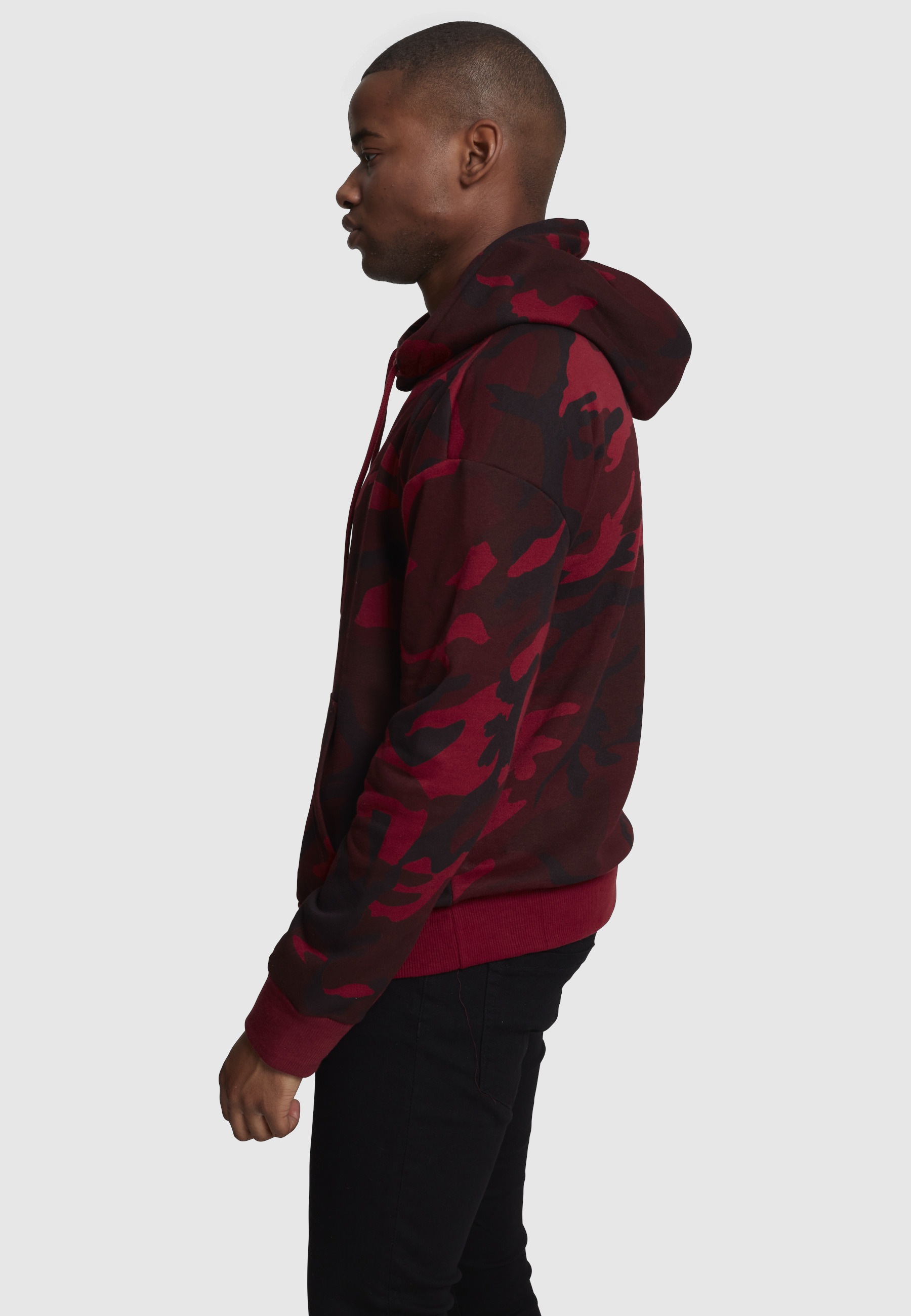 URBAN CLASSICS Rundhalspullover »Urban Classics Herren High Neck Camo Hoody« 1