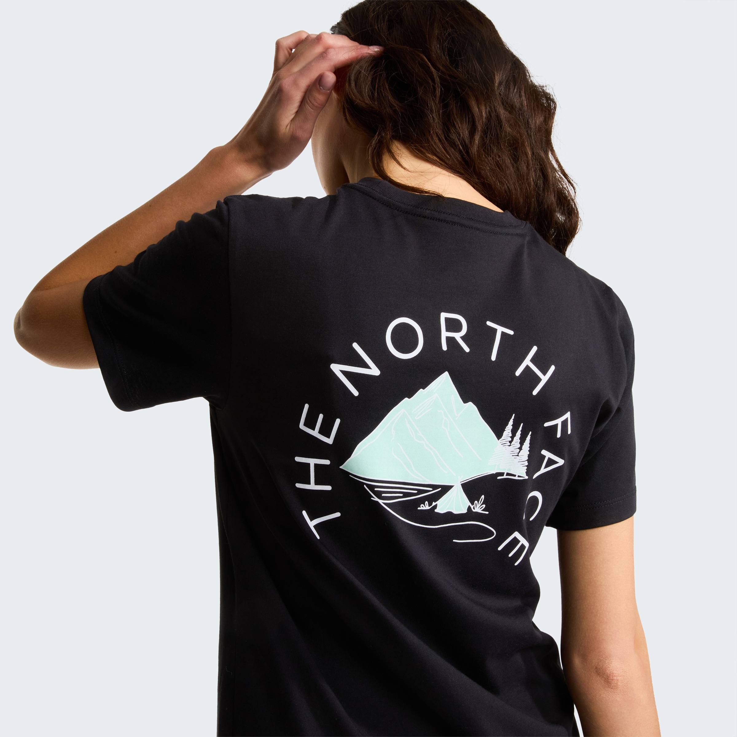 The North Face T-Shirt »W MONTE REGULAR SHORT SLEEVE TEE-GRAPHIC« normale Passform, kurze Ärmel, für Sportmode und Outdoormode