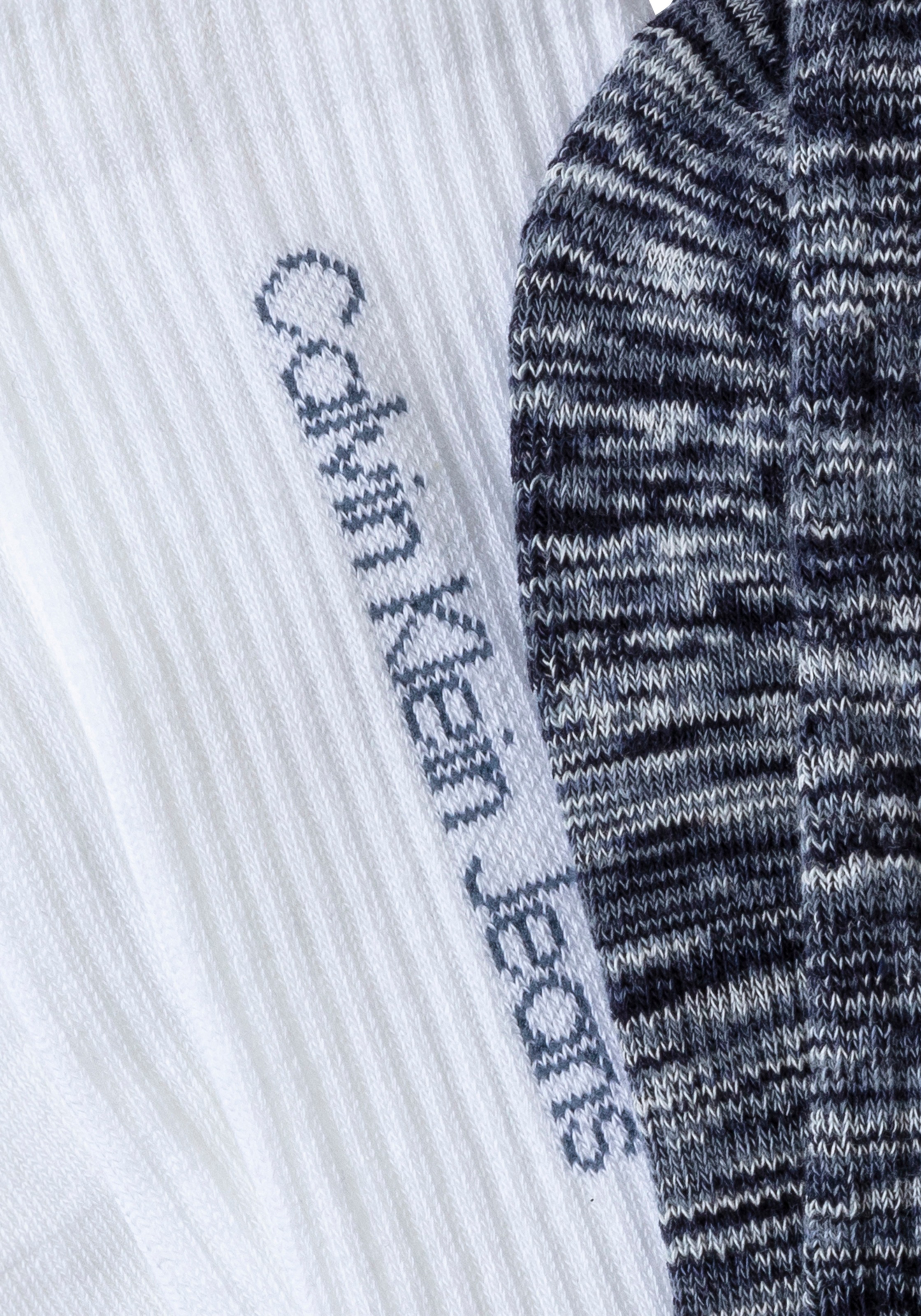 Calvin Klein Jeans Socken 2 Stk. tlg. mit seitlichem Logoschriftzug günstig online kaufen